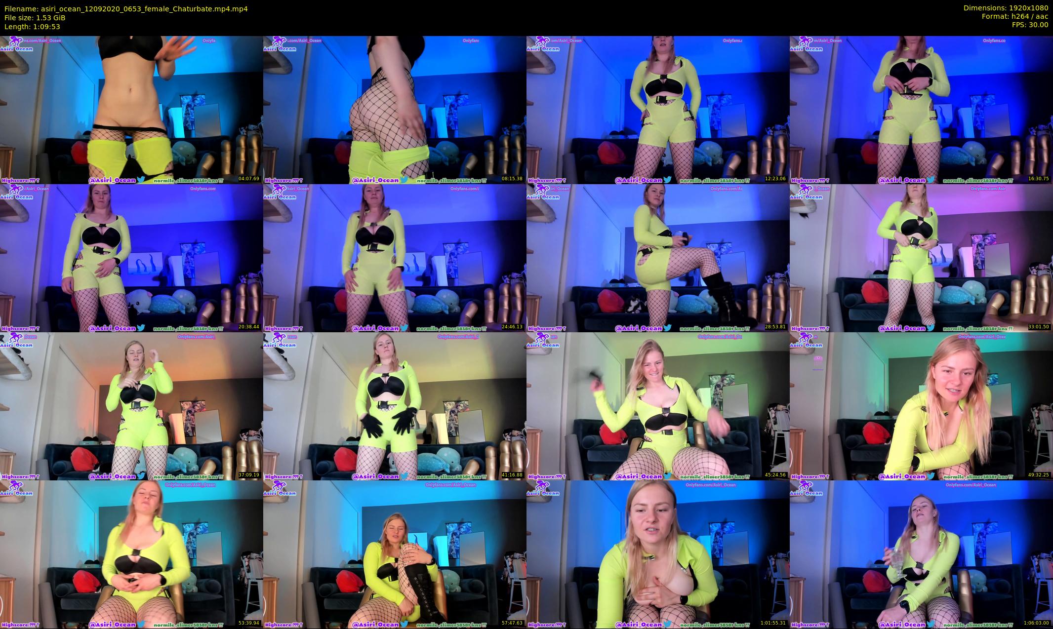 asiri_ocean — 70 minute Chaturbate female cam show recording, 1080p, Sep 12, 2020