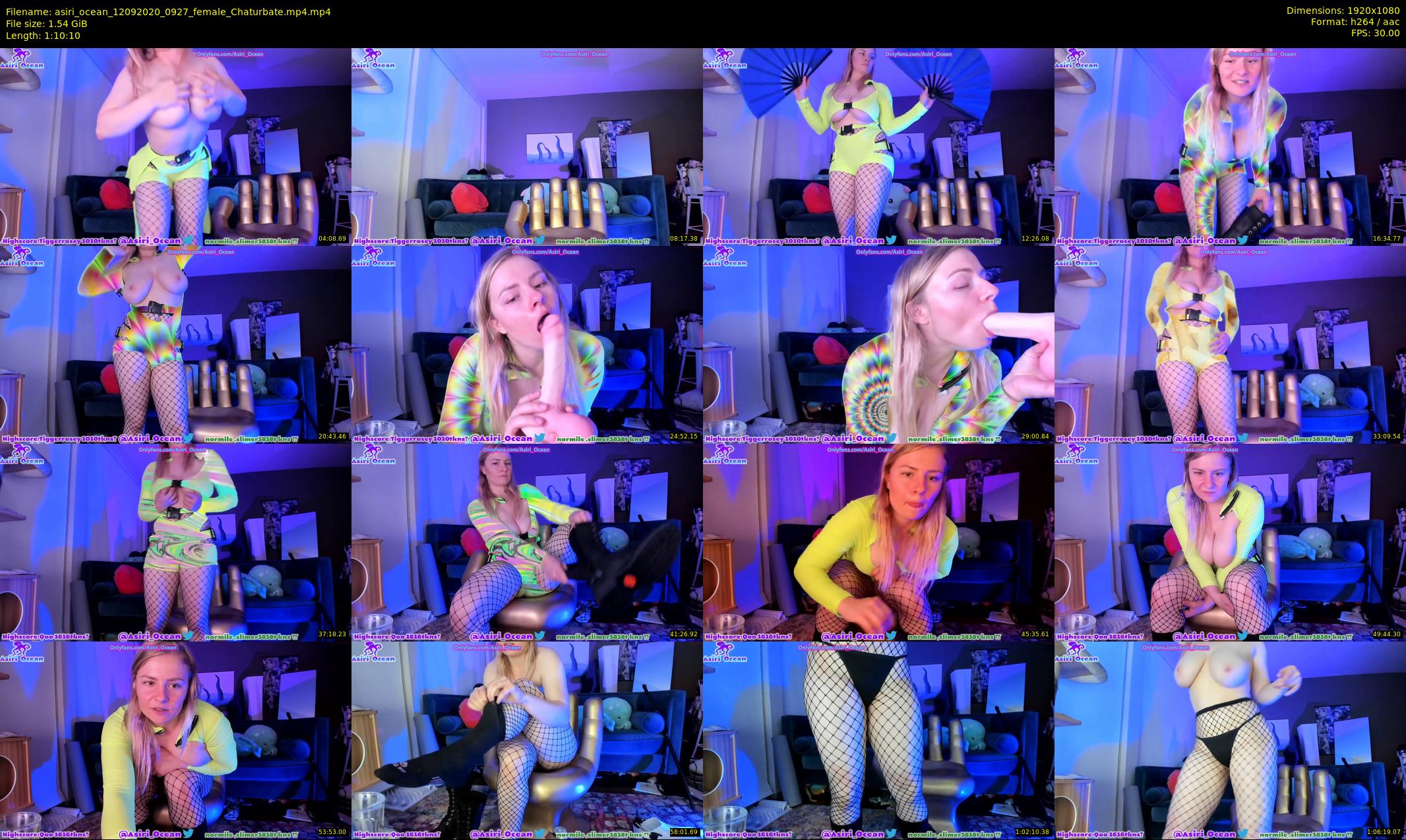 asiri_ocean — 71 minute Chaturbate female cam show recording, 1080p, Sep 12, 2020
