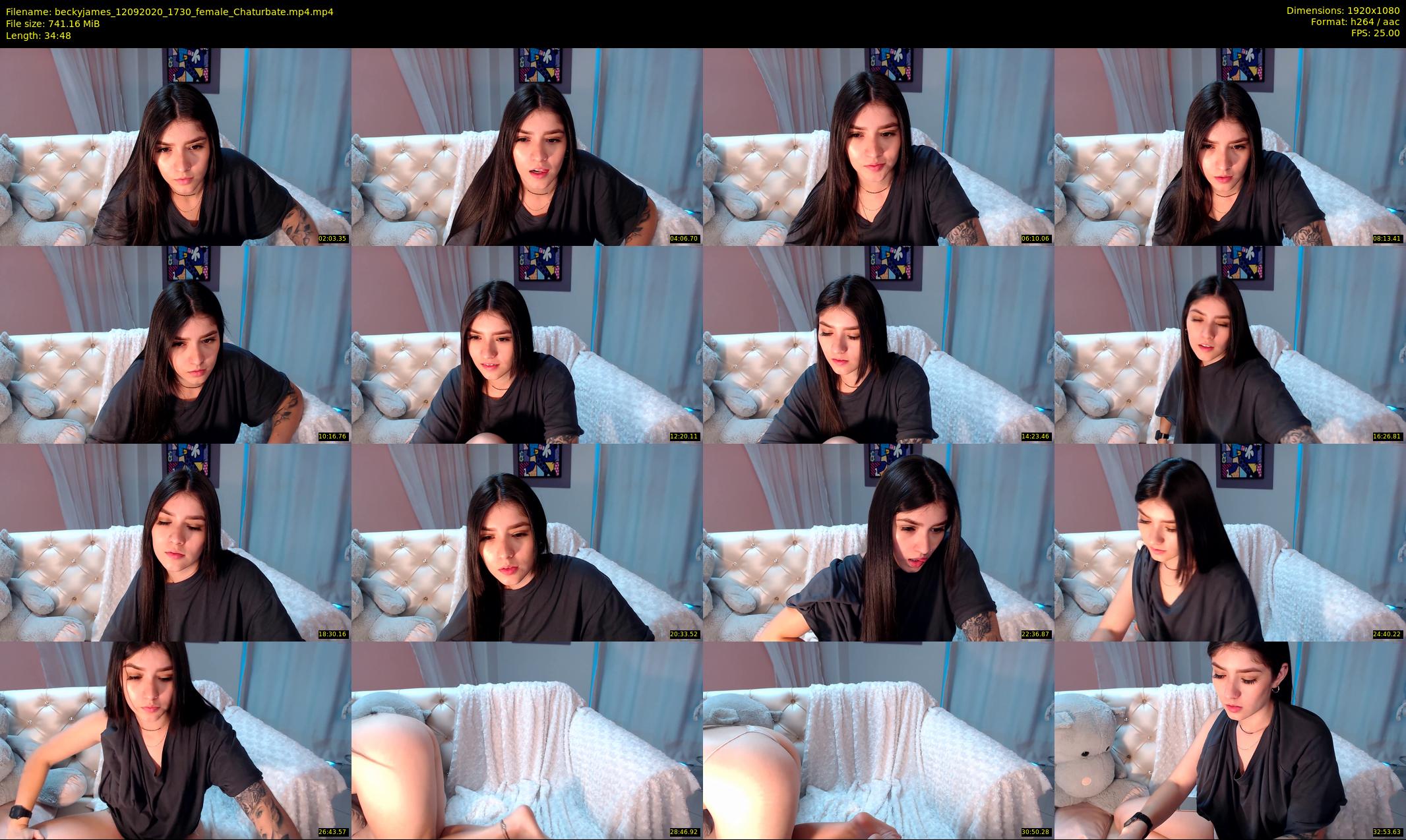 beckyjames — 35 minute Chaturbate female cam show recording, 1080p, Sep 12, 2020