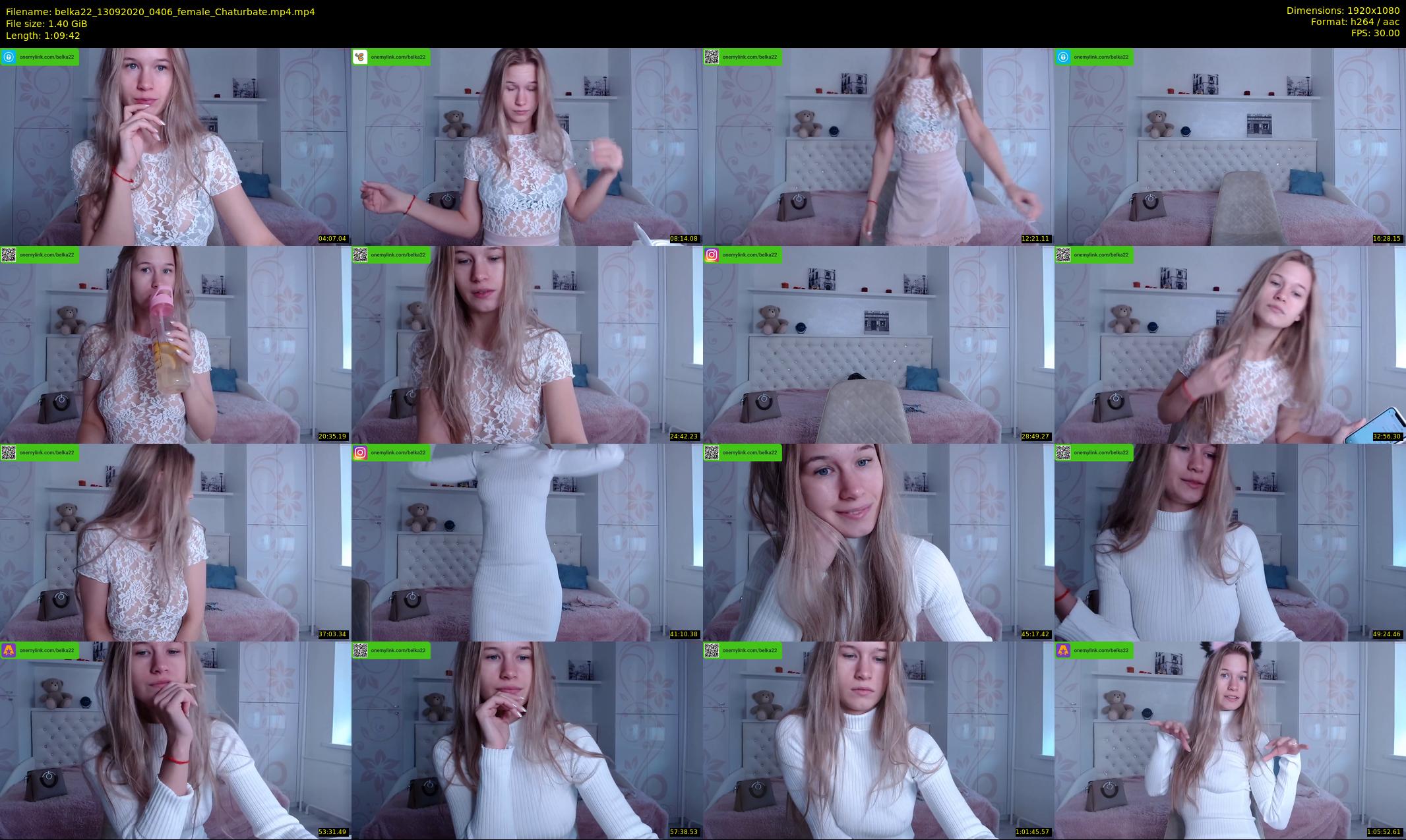 belka22 — 70 minute Chaturbate female cam show recording, 1080p, Sep 13, 2020