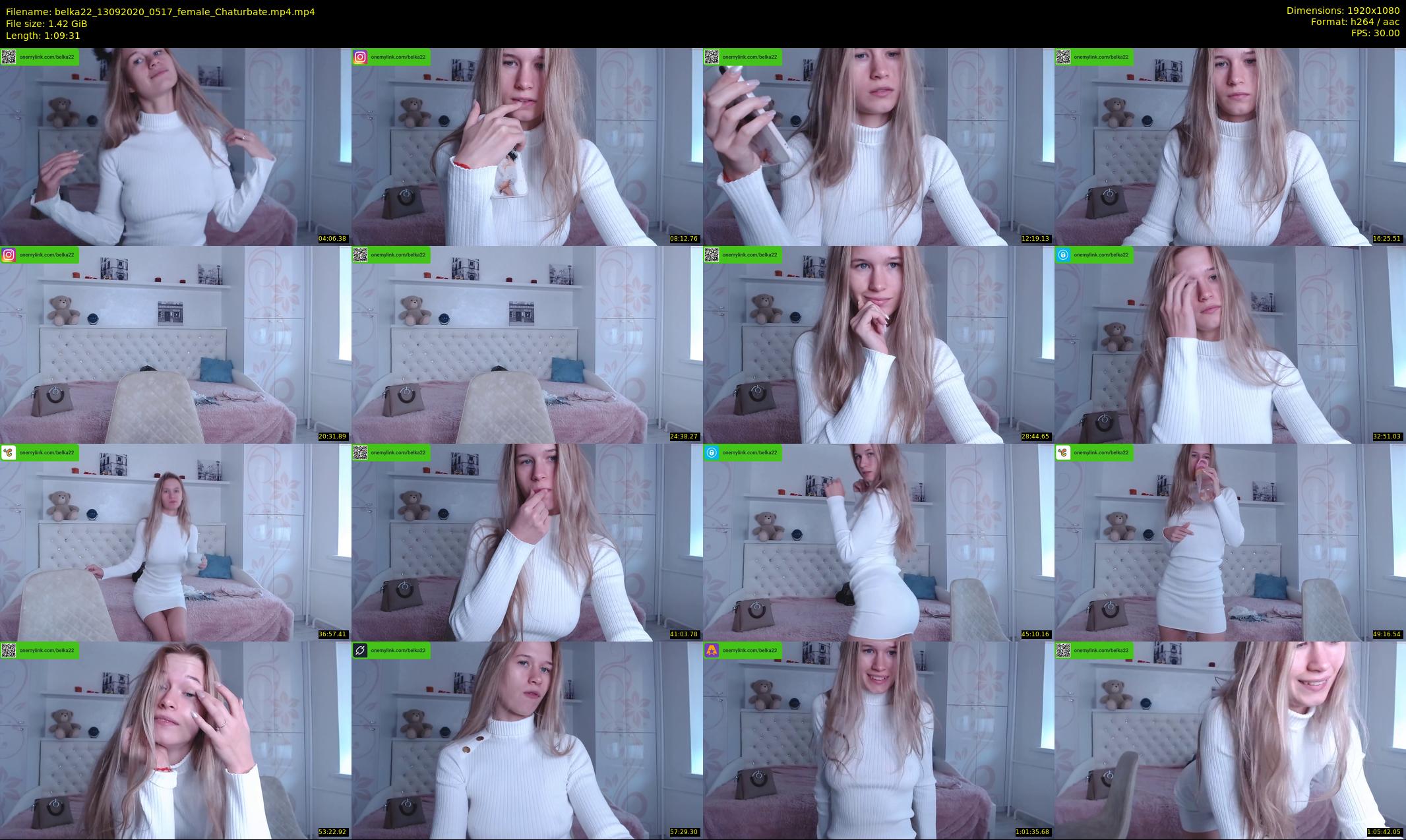 belka22 — 70 minute Chaturbate female cam show recording, 1080p, Sep 13, 2020
