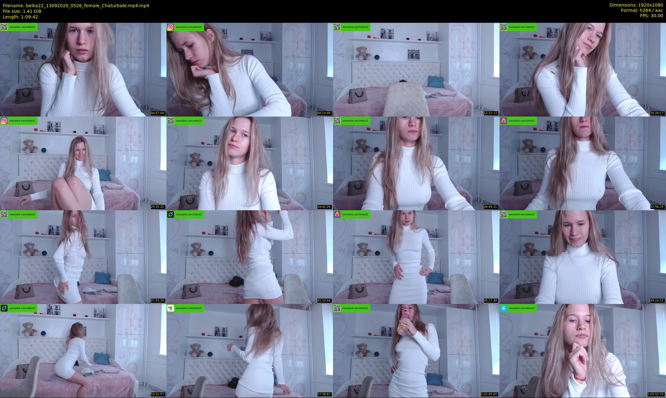 belka22 — 70 minute Chaturbate female cam show recording, 1080p, Sep 13, 2020