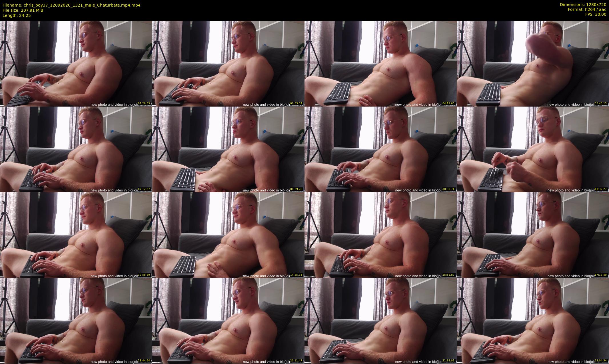 chris_boy37 — 25 minute Chaturbate male cam show recording, 720p, Sep 12, 2020