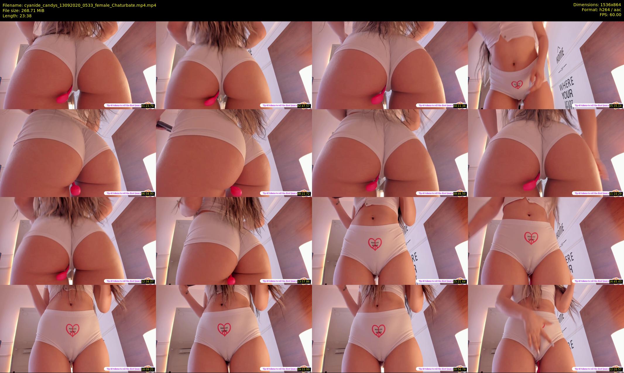 cyanide_candys — 24 minute Chaturbate female cam show recording, 720p, Sep 13, 2020