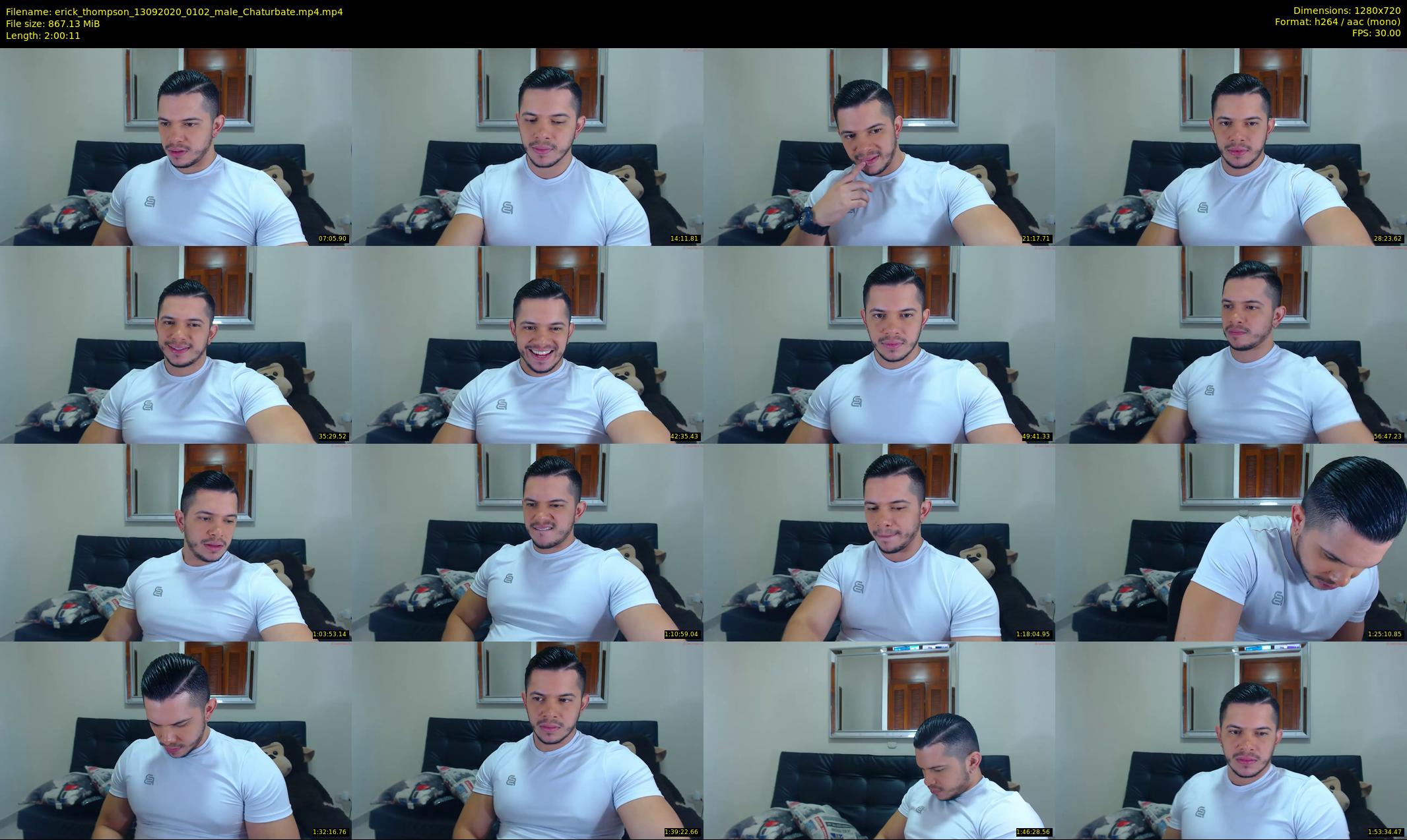 erick_thompson — 121 minute Chaturbate male cam show recording, 720p, Sep 13, 2020