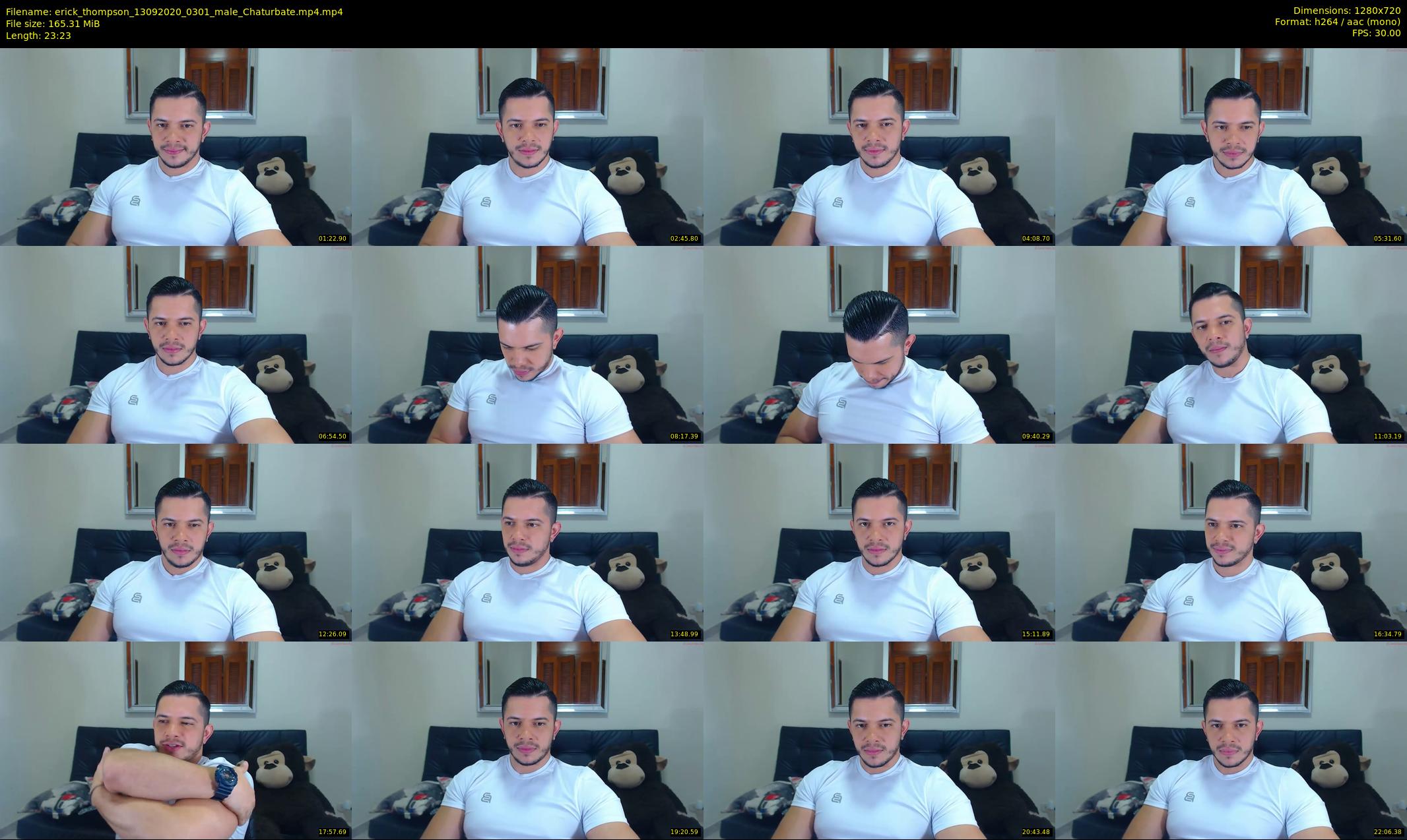 erick_thompson — 24 minute Chaturbate male cam show recording, 720p, Sep 13, 2020