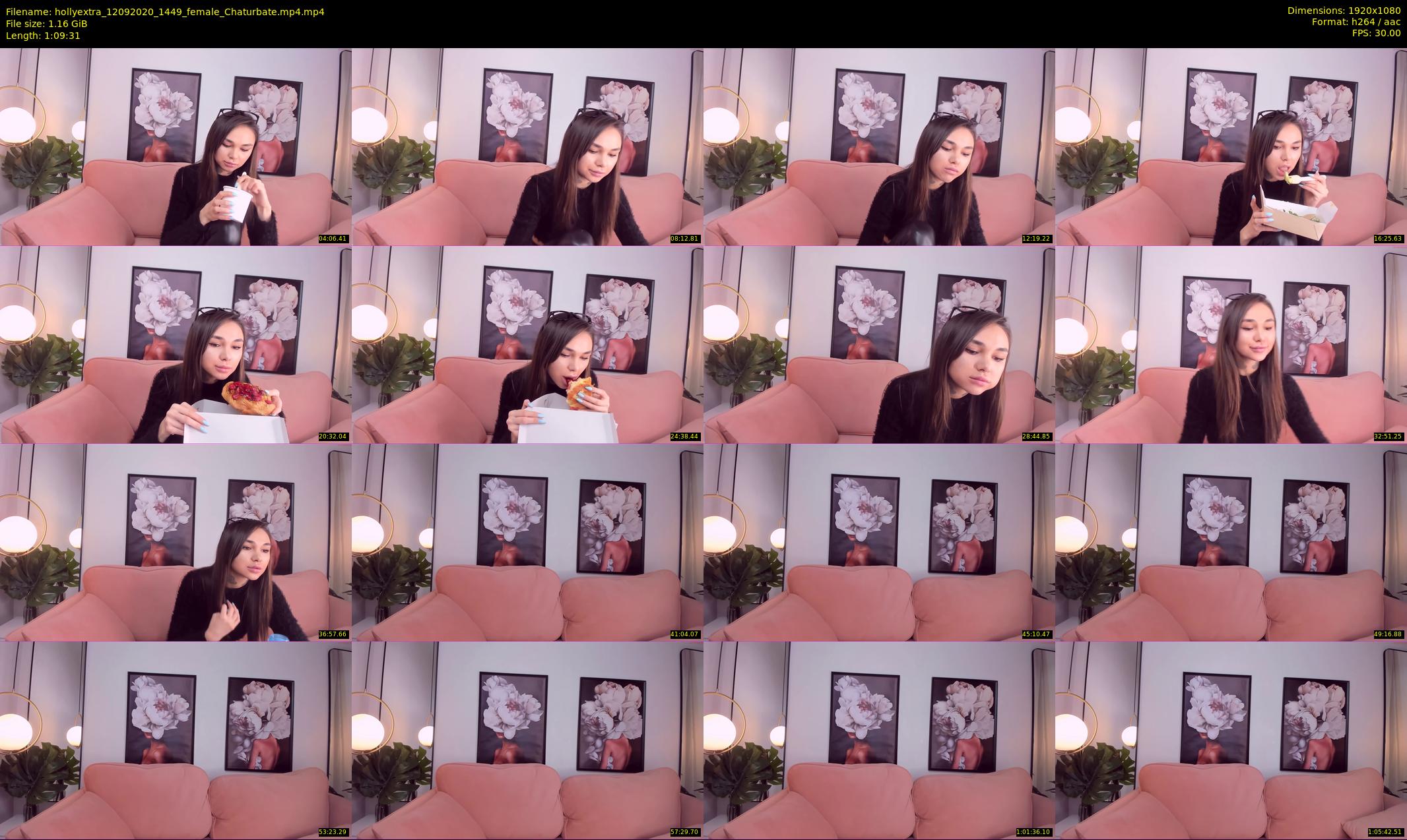 hollyextra — 70 minute Chaturbate female cam show recording, 1080p, Sep 12, 2020