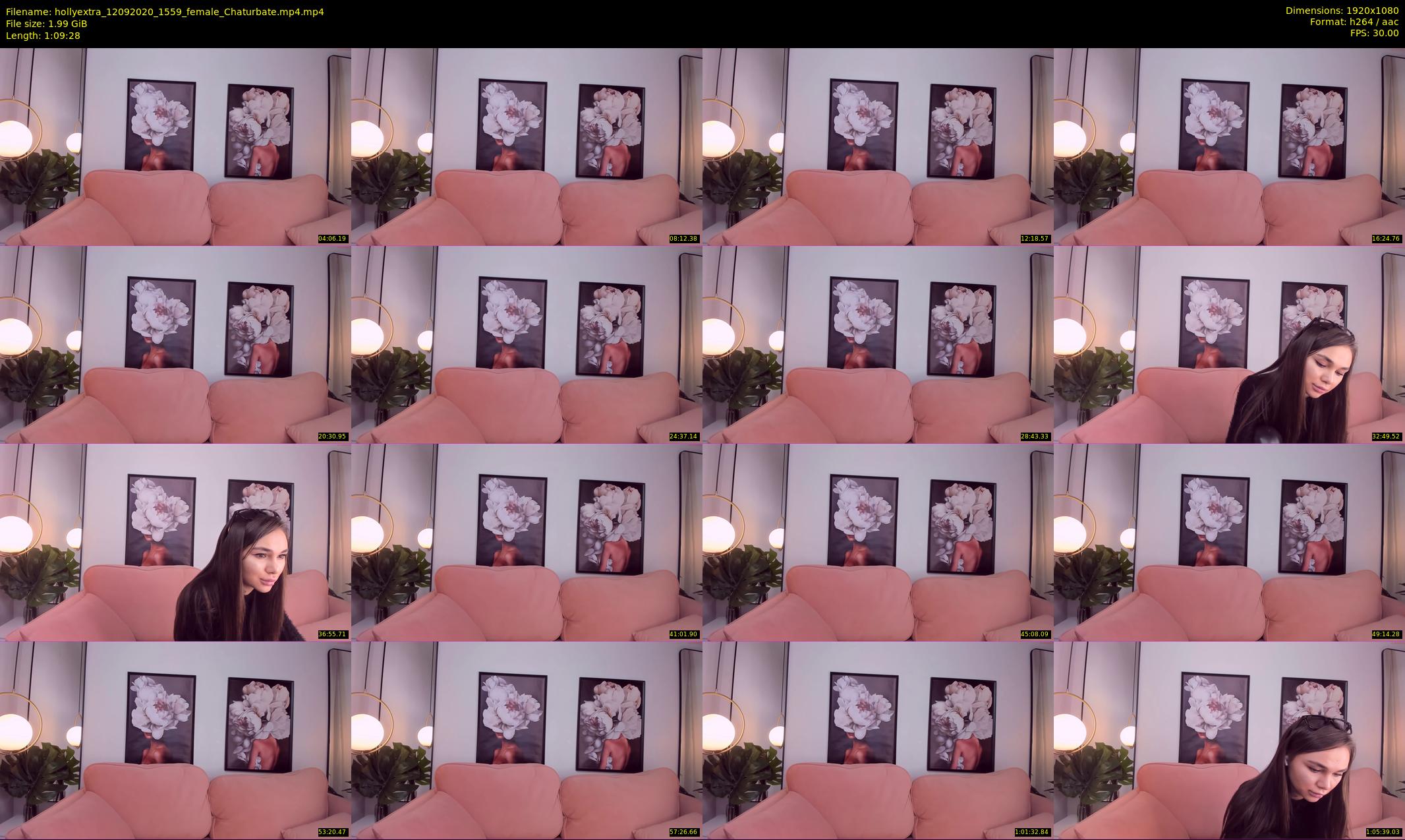 hollyextra — 70 minute Chaturbate female cam show recording, 1080p, Sep 12, 2020