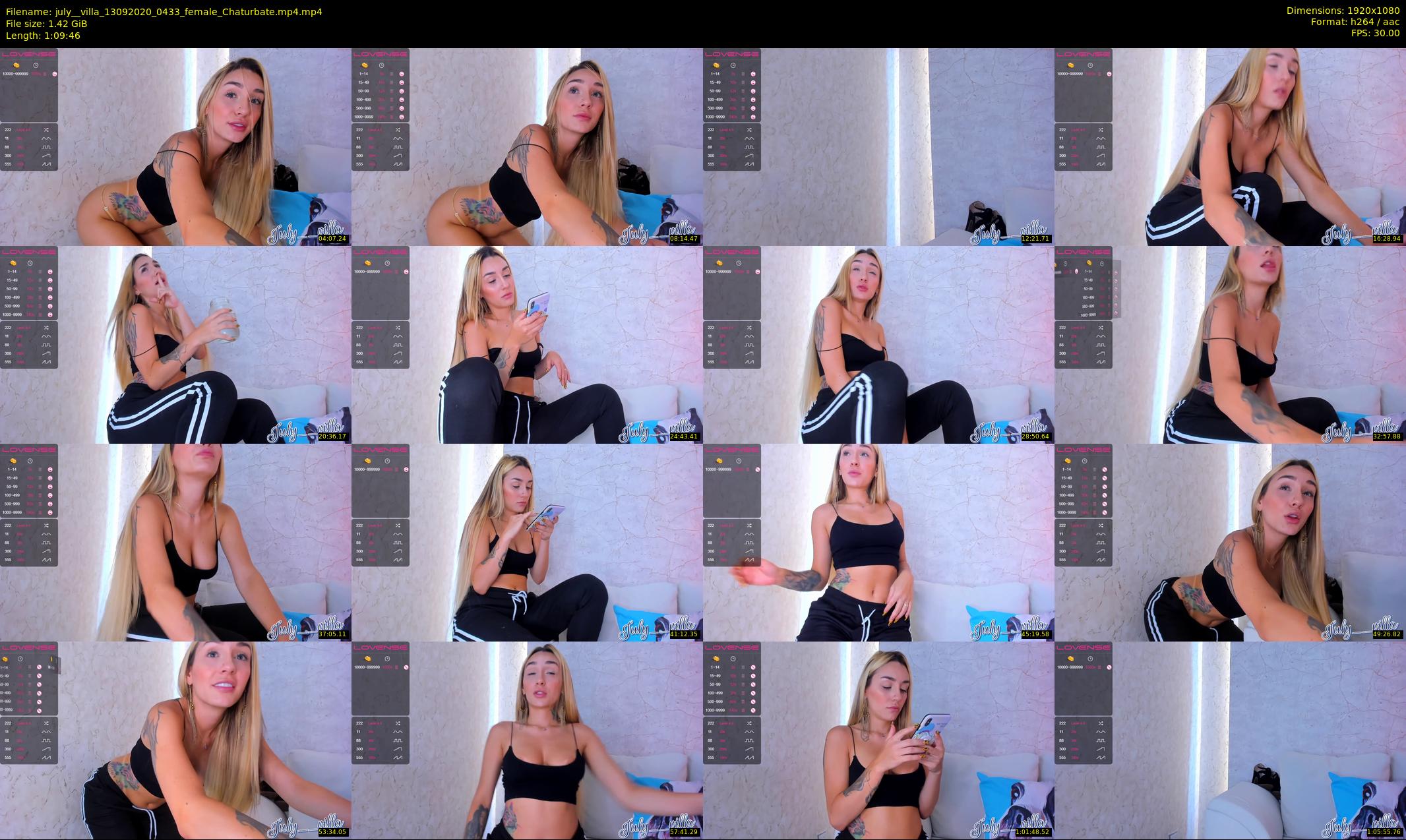 july__villa — 70 minute Chaturbate female cam show recording, 1080p, Sep 13, 2020