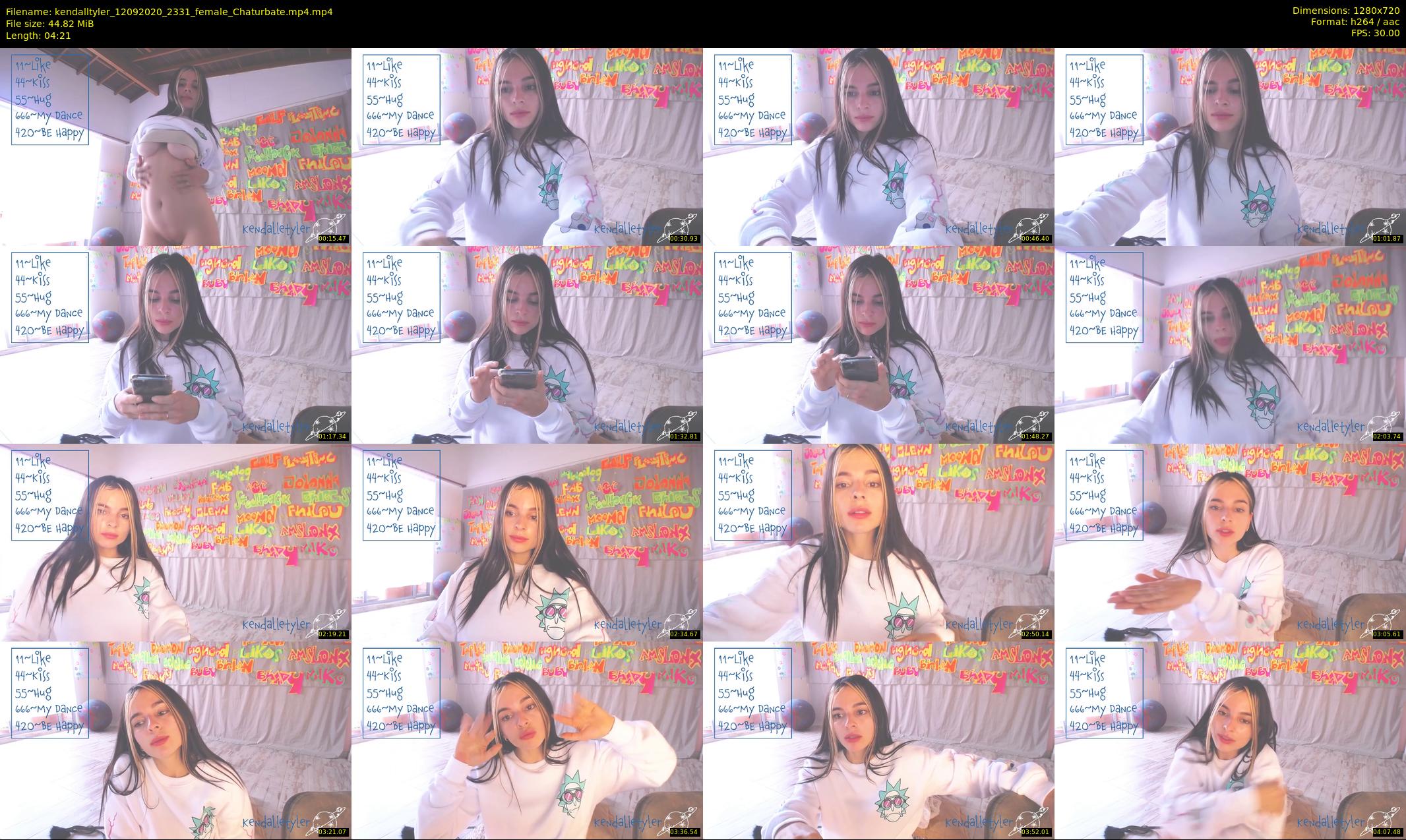 kendalltyler — 5 minute Chaturbate female cam show recording, 720p, Sep 12, 2020