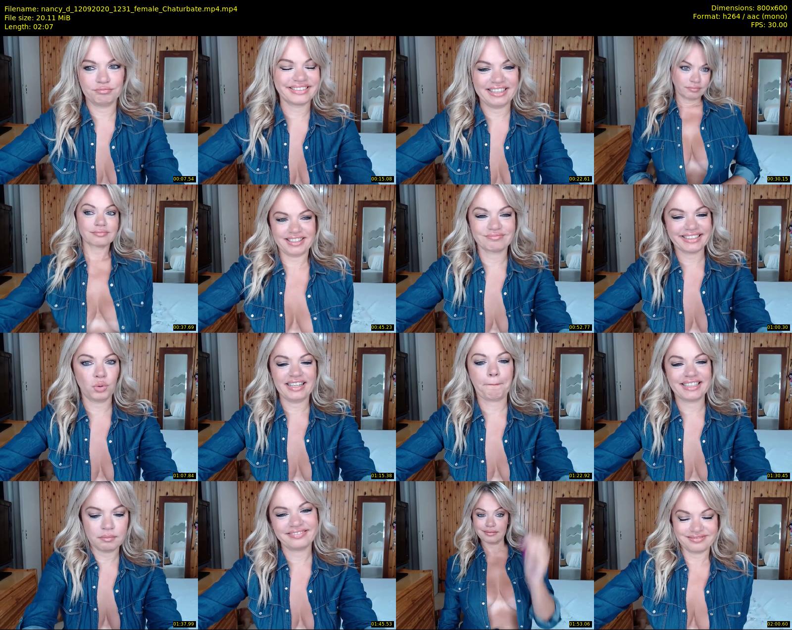 nancy_d — 3 minute Chaturbate female cam show recording, 480p, Sep 12, 2020
