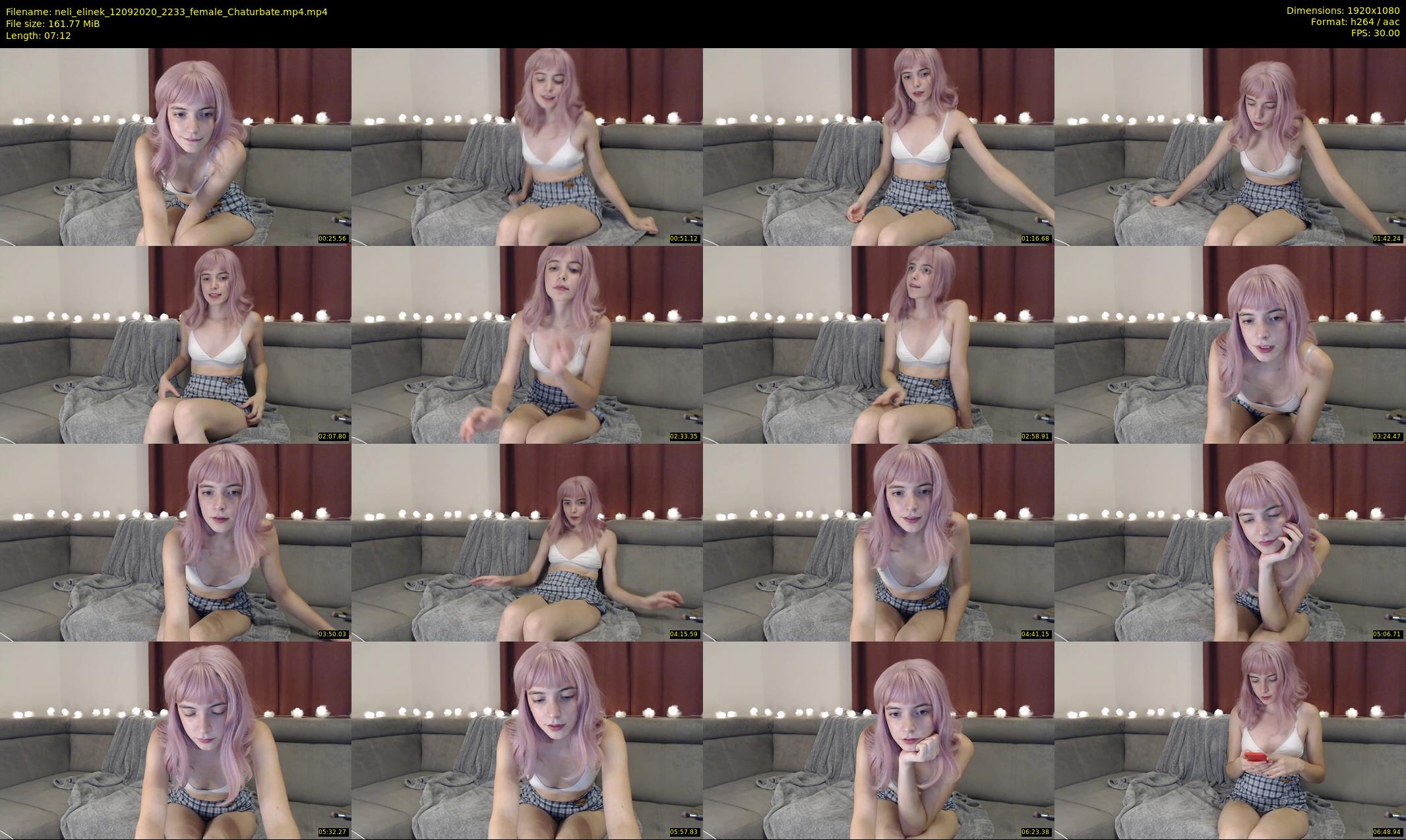 neli_elinek — 8 minute Chaturbate female cam show recording, 1080p, Sep 12, 2020