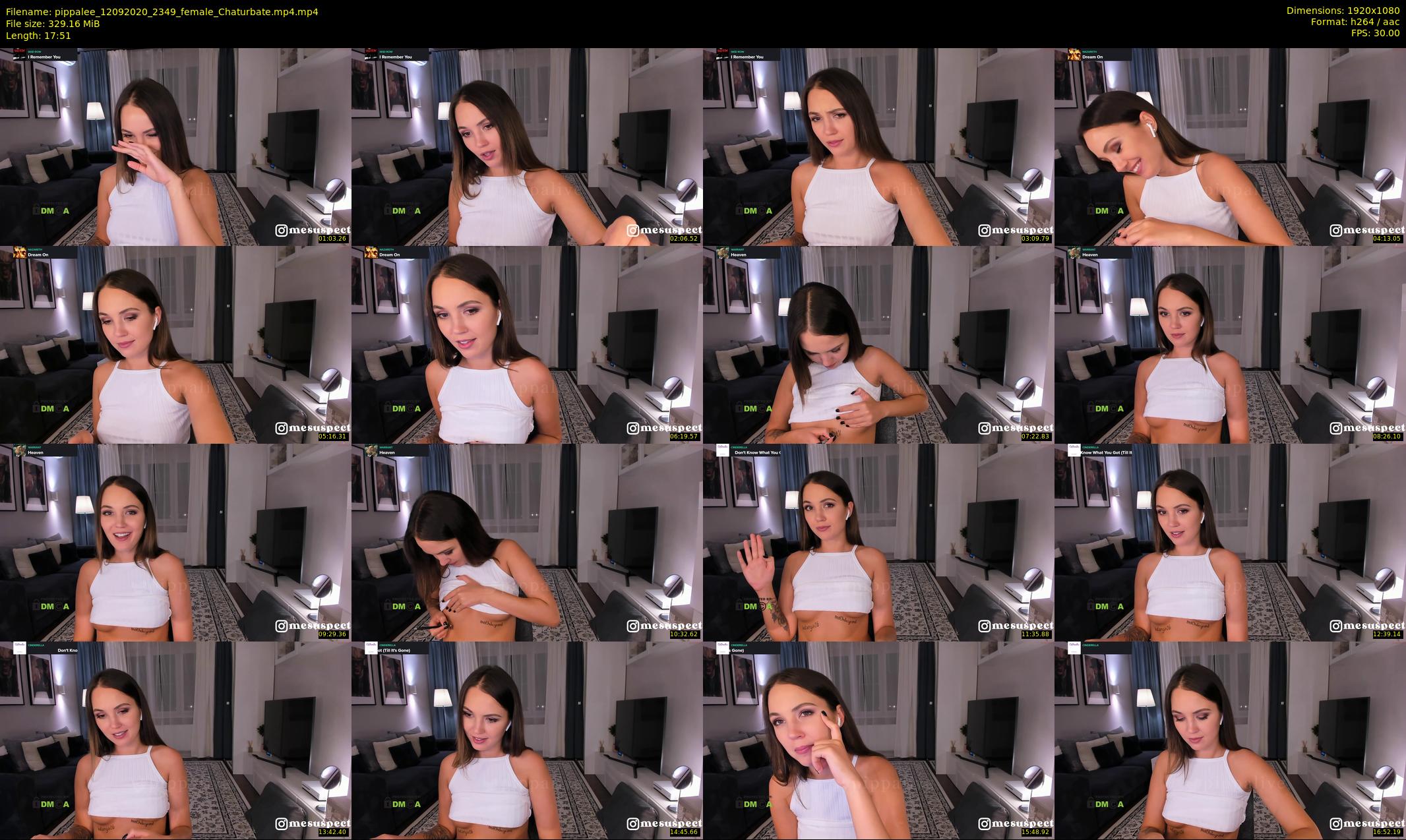 pippalee — 18 minute Chaturbate female cam show recording, 1080p, Sep 12, 2020