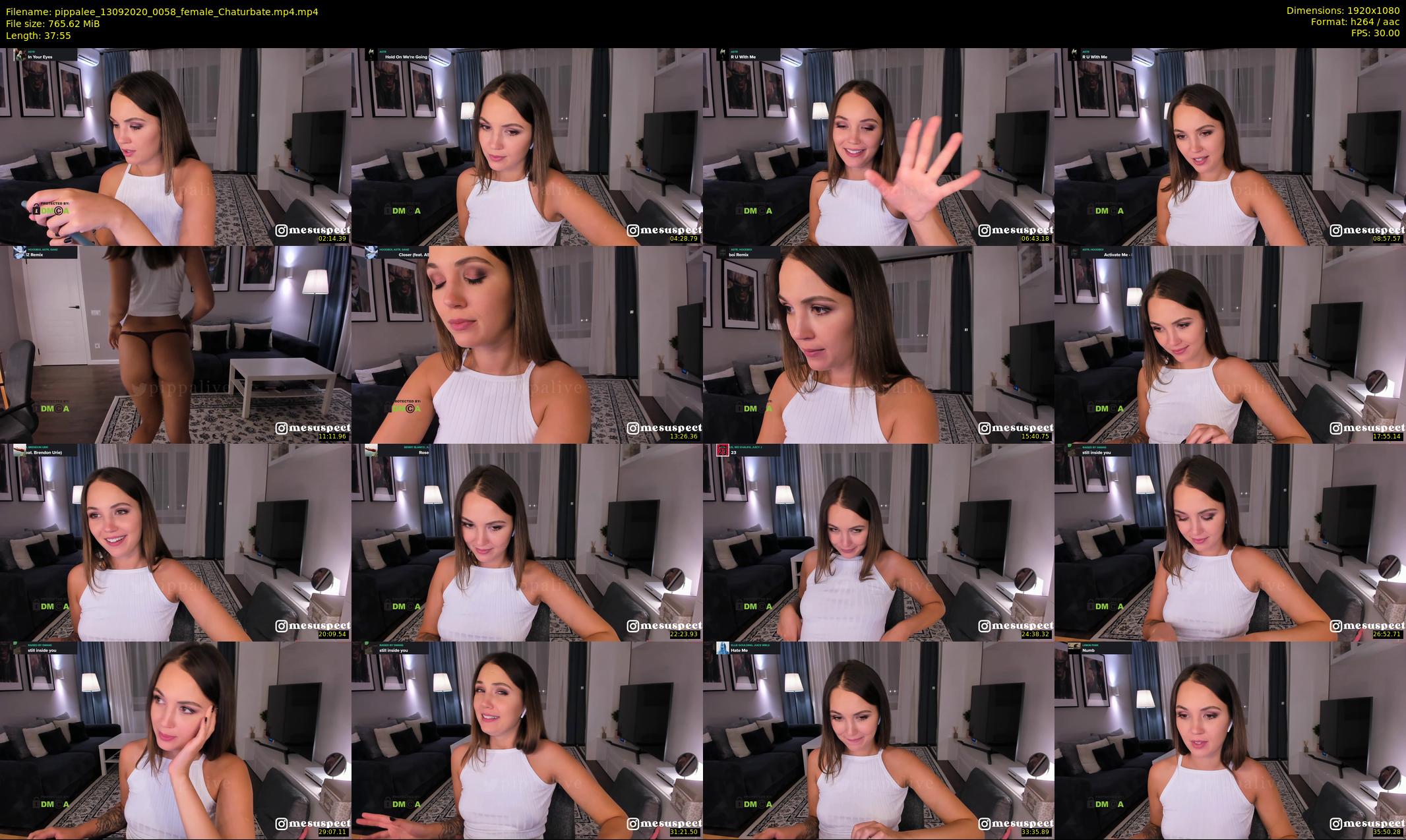 pippalee — 38 minute Chaturbate female cam show recording, 1080p, Sep 13, 2020