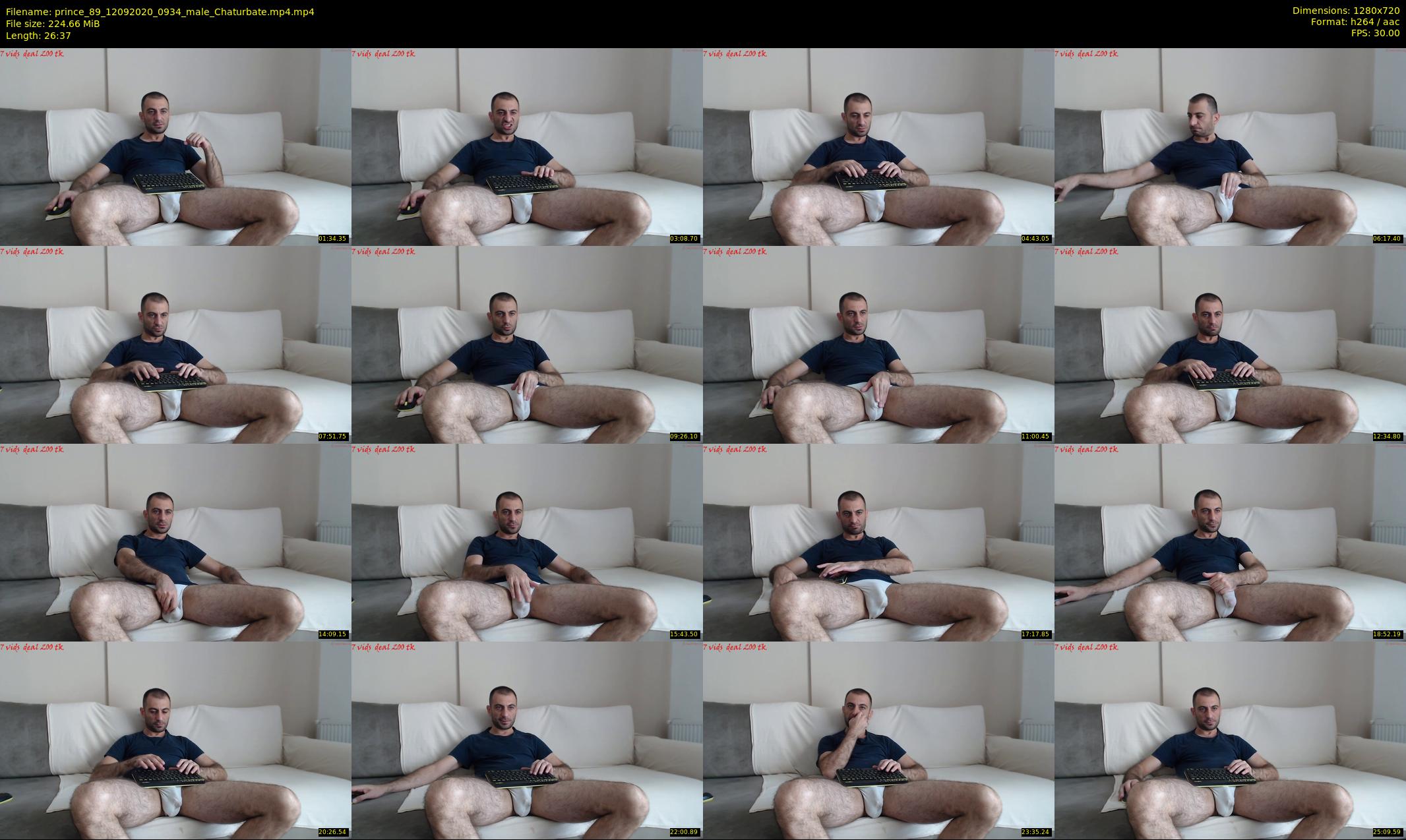 prince_89 — 27 minute Chaturbate male cam show recording, 720p, Sep 12, 2020