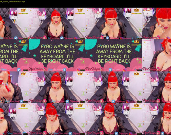 pyrowayne — 54 minute Chaturbate female cam show recording, 720p, Sep 13, 2020