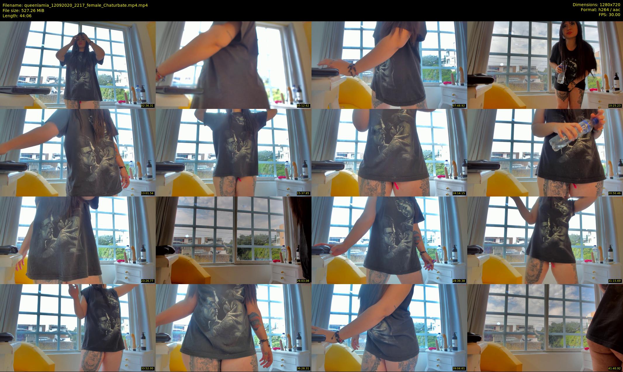 queenlamia — 45 minute Chaturbate female cam show recording, 720p, Sep 12, 2020