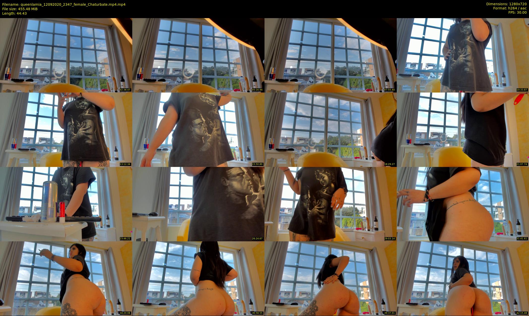 queenlamia — 45 minute Chaturbate female cam show recording, 720p, Sep 12, 2020