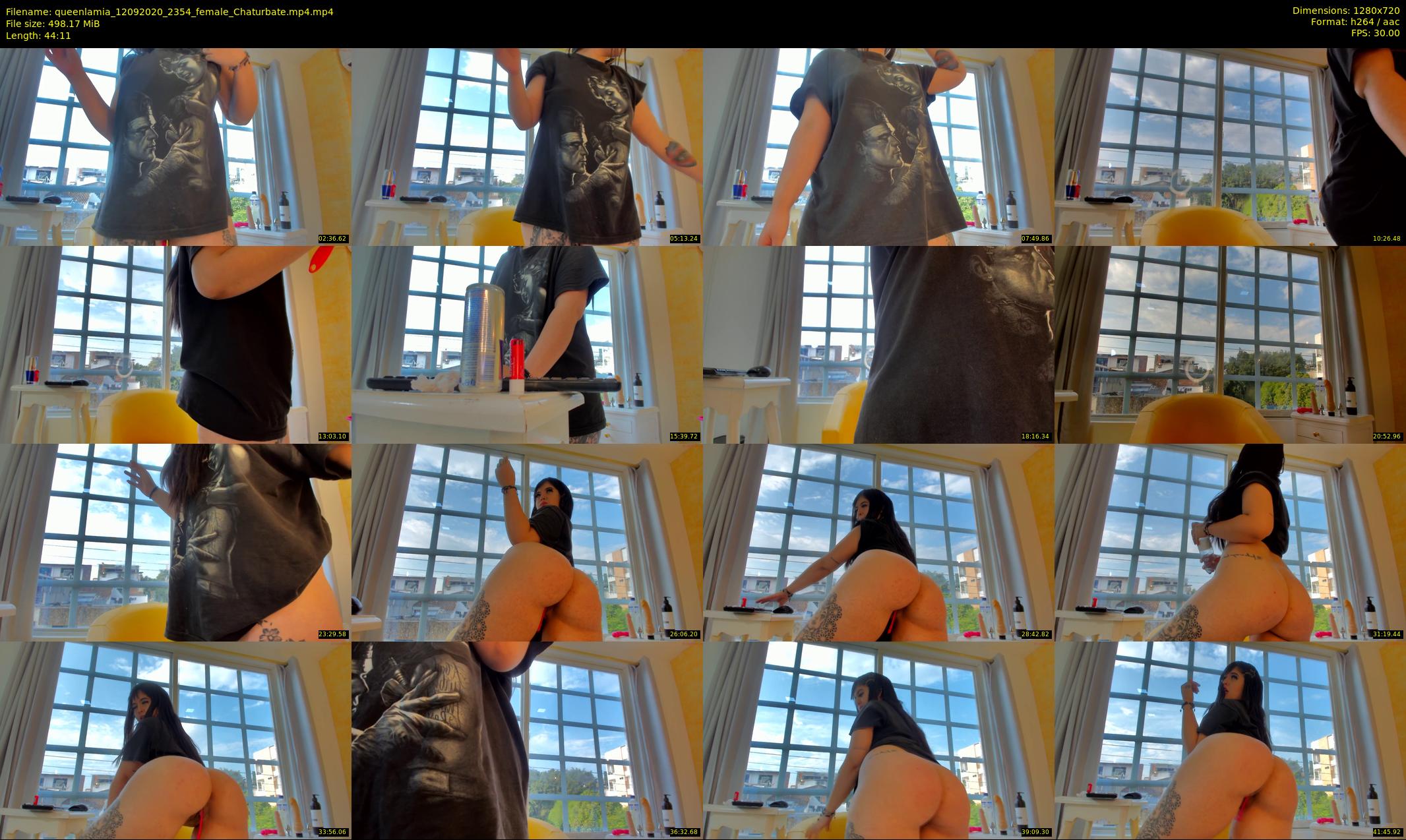 queenlamia — 45 minute Chaturbate female cam show recording, 720p, Sep 12, 2020