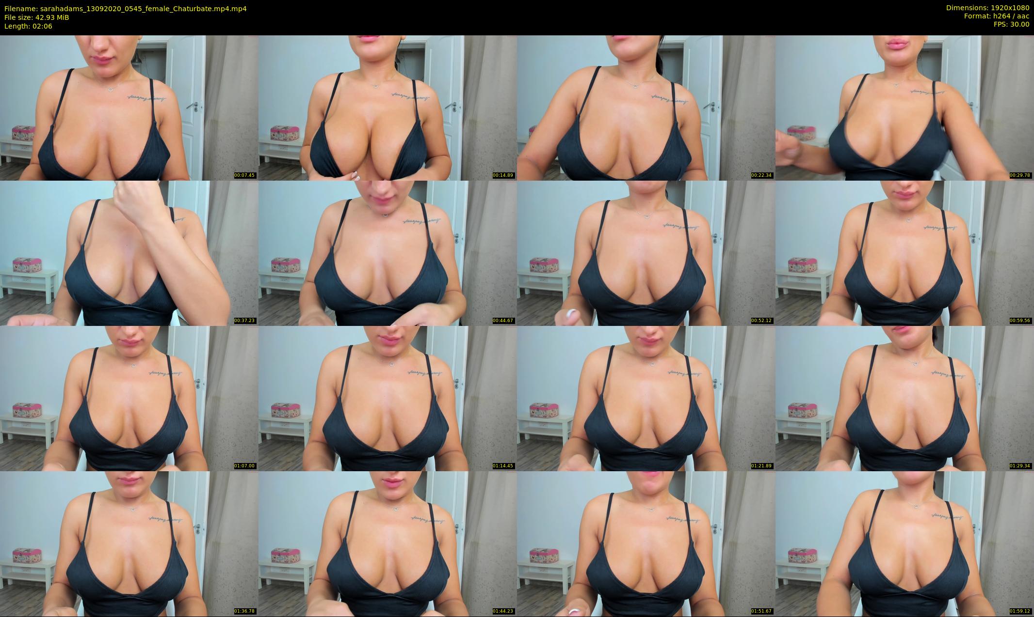 sarahadams — 3 minute Chaturbate female cam show recording, 1080p, Sep 13, 2020