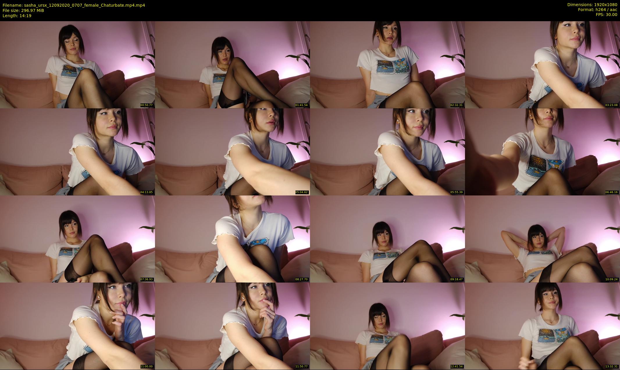 sasha_ursx — 15 minute Chaturbate female cam show recording, 1080p, Sep 12, 2020