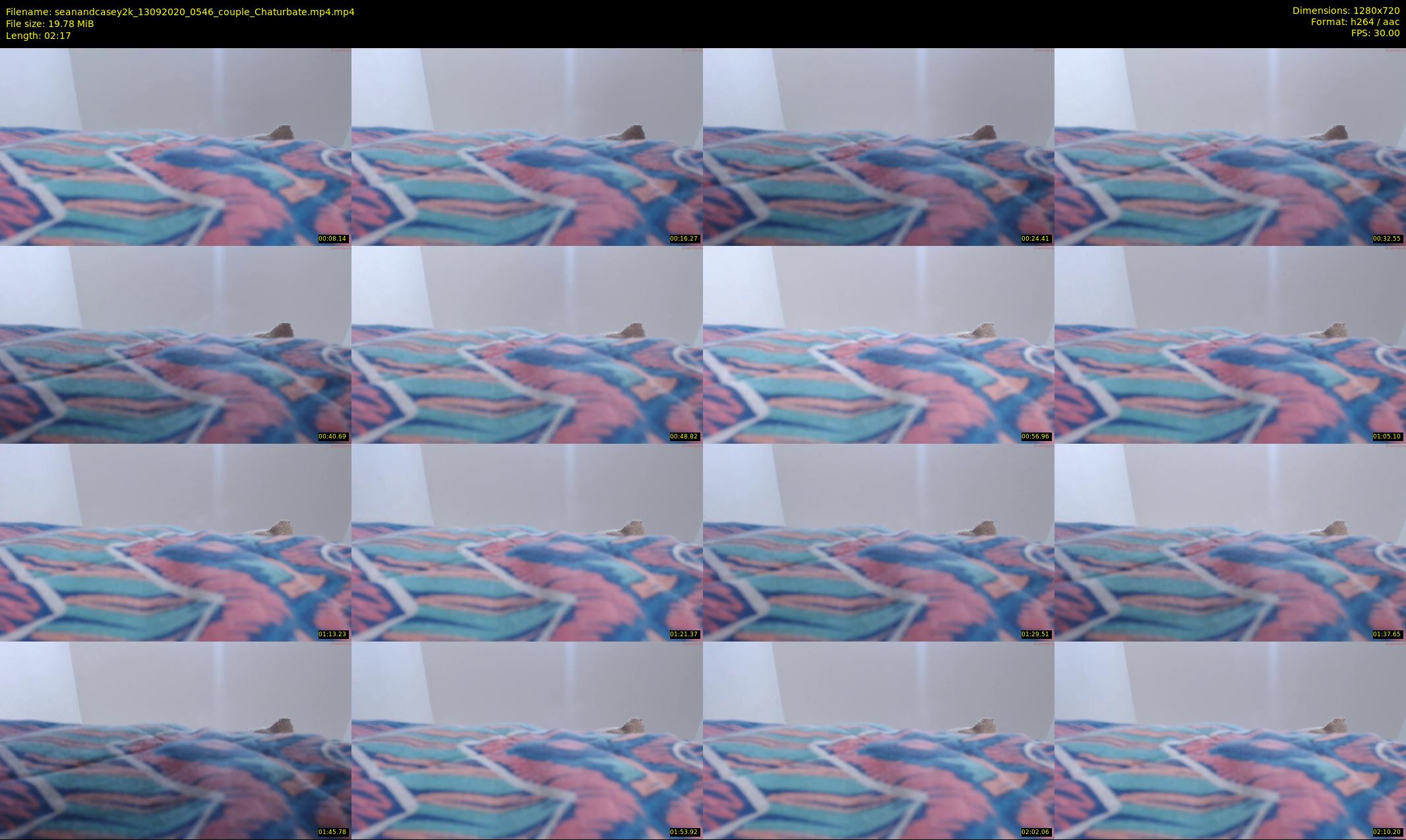 seanandcasey2k — 3 minute Chaturbate couple cam show recording, 720p, Sep 13, 2020