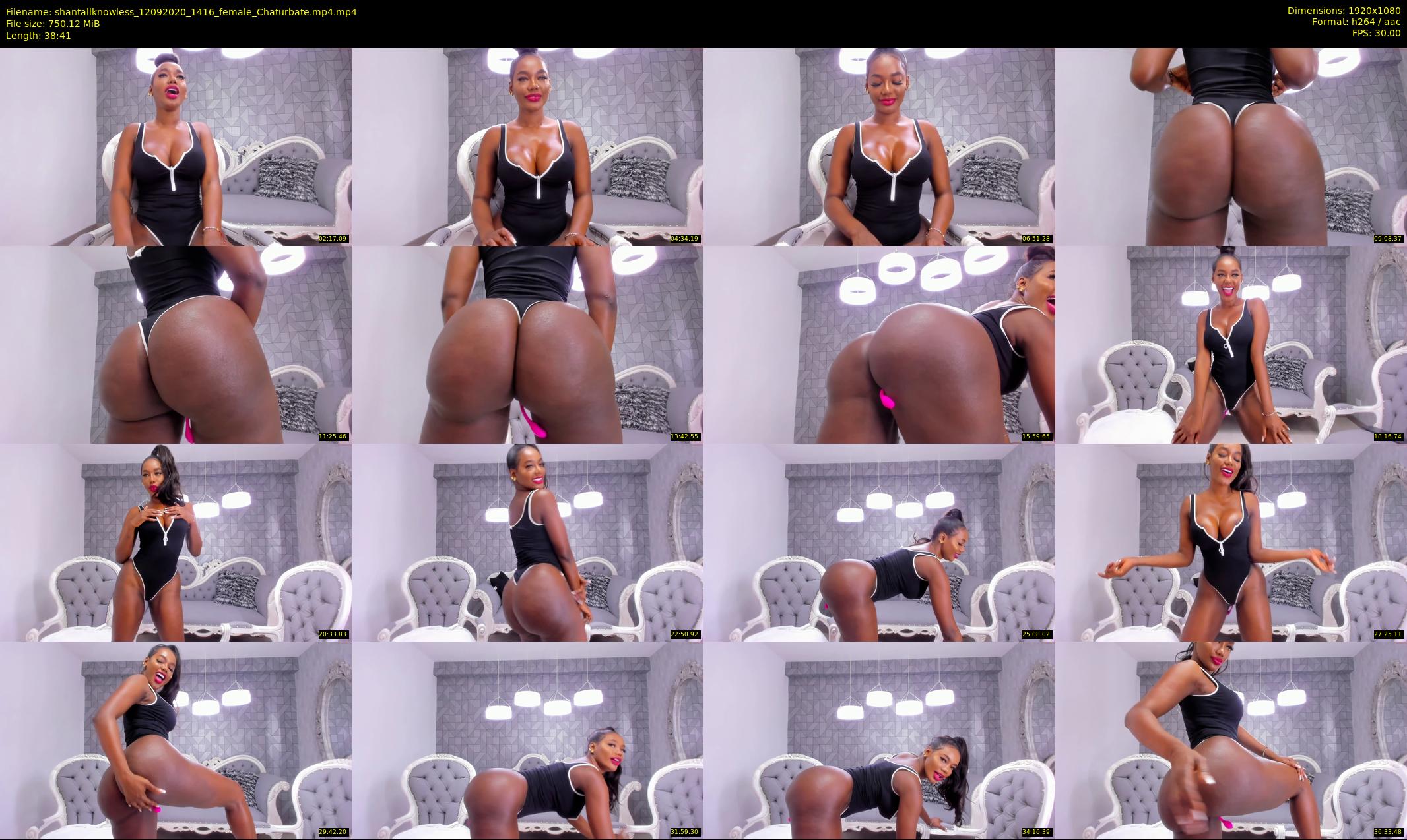 shantallknowless — 39 minute Chaturbate female cam show recording, 1080p, Sep 12, 2020