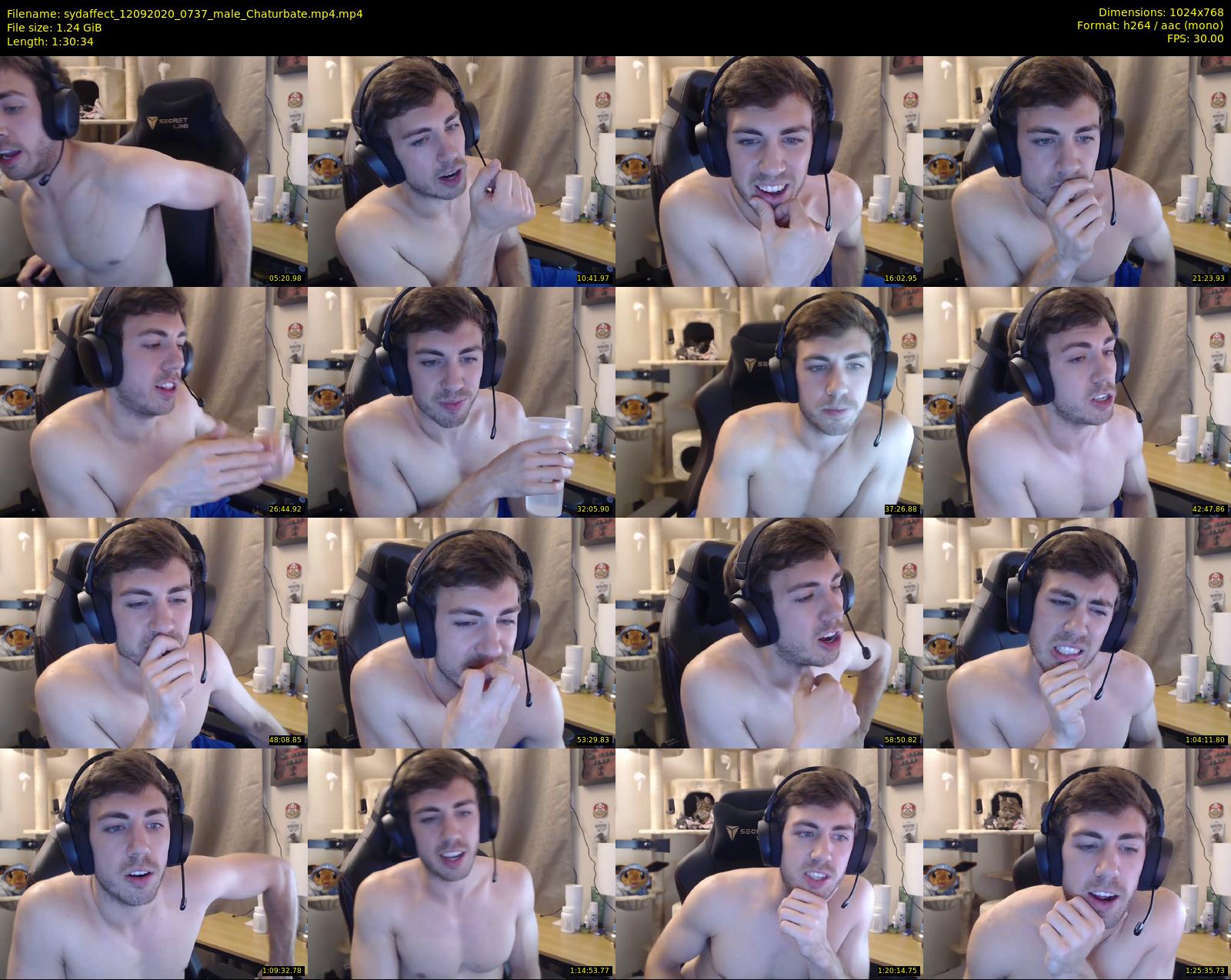sydaffect — 91 minute Chaturbate male cam show recording, 720p, Sep 12, 2020