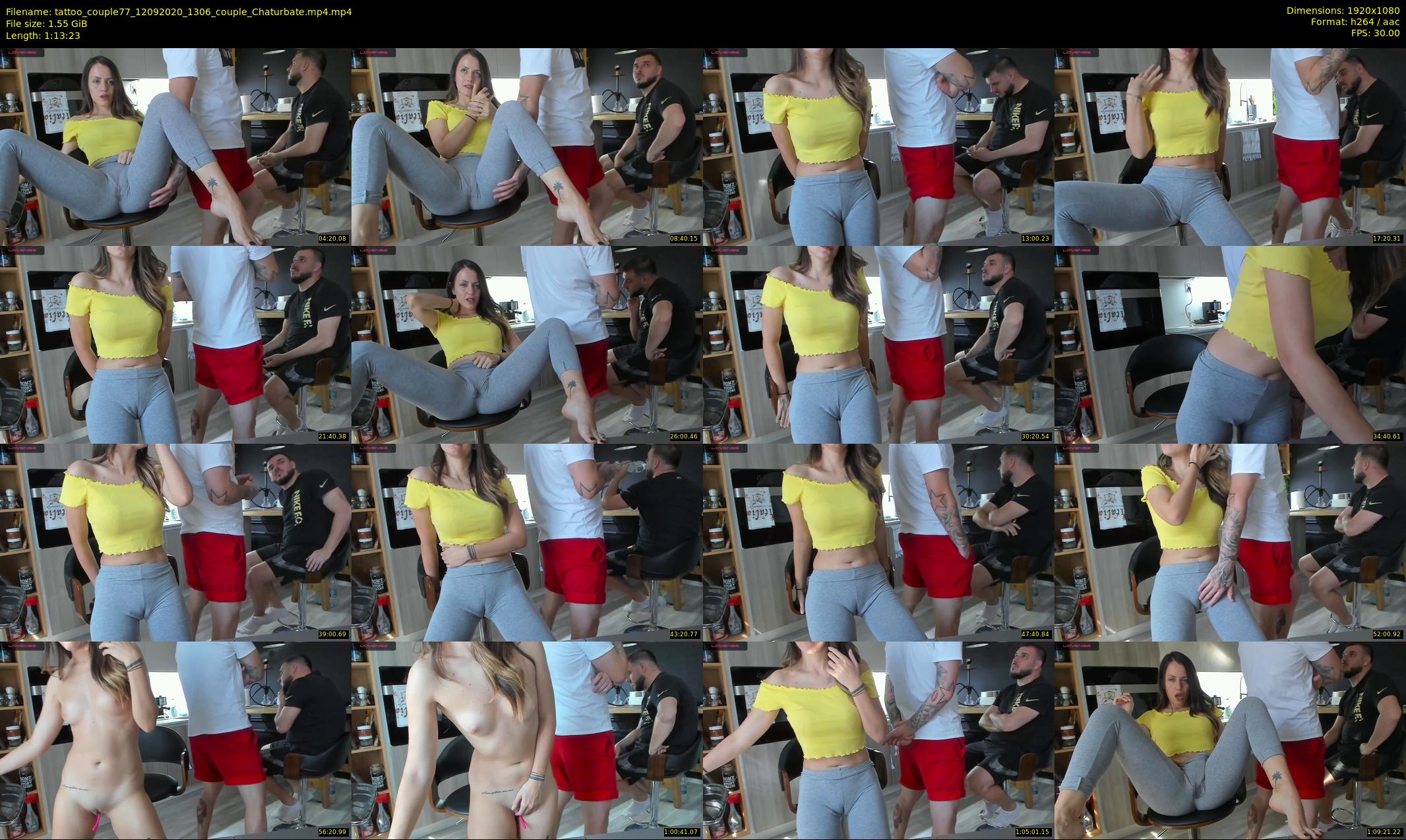 tattoo_couple77 — 74 minute Chaturbate couple cam show recording, 1080p, Sep 12, 2020