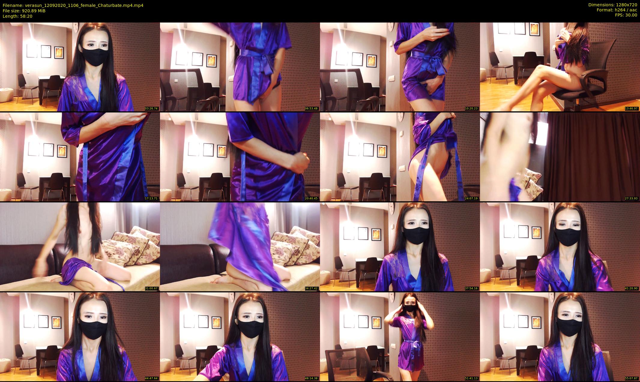 verasun — 59 minute Chaturbate female cam show recording, 720p, Sep 12, 2020