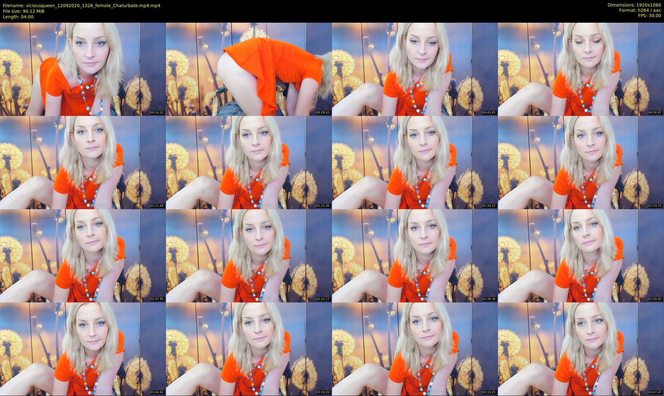 viciousqueen — 4 minute Chaturbate female cam show recording, 1080p, Sep 12, 2020