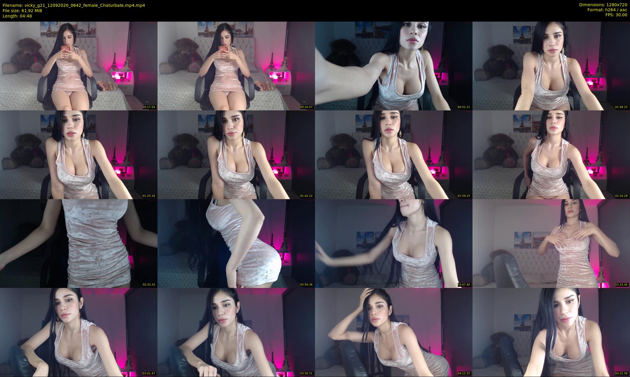 vicky_g21 — 5 minute Chaturbate female cam show recording, 720p, Sep 12, 2020