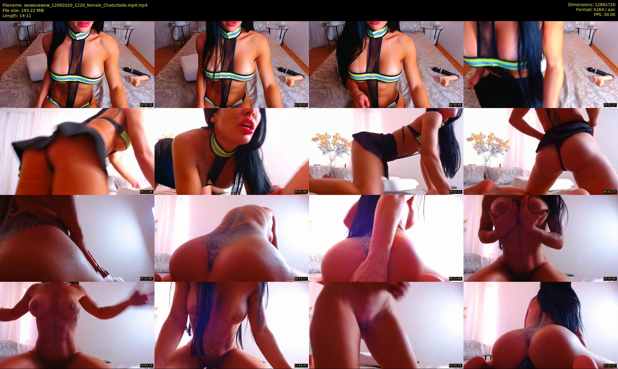 wowevawow — 15 minute Chaturbate female cam show recording, 720p, Sep 12, 2020