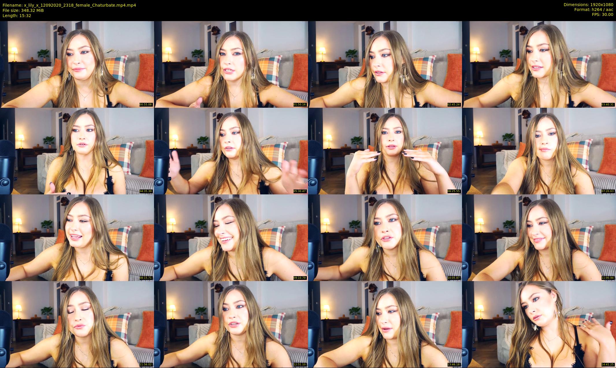 x_lily_x — 16 minute Chaturbate female cam show recording, 1080p, Sep 12, 2020