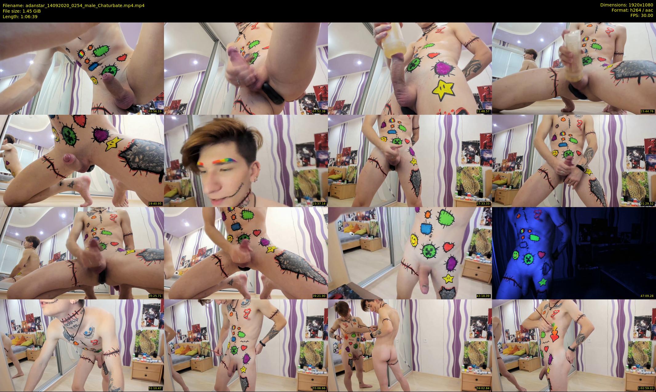 adanstar — 67 minute Chaturbate male cam show recording, 1080p, Sep 14, 2020