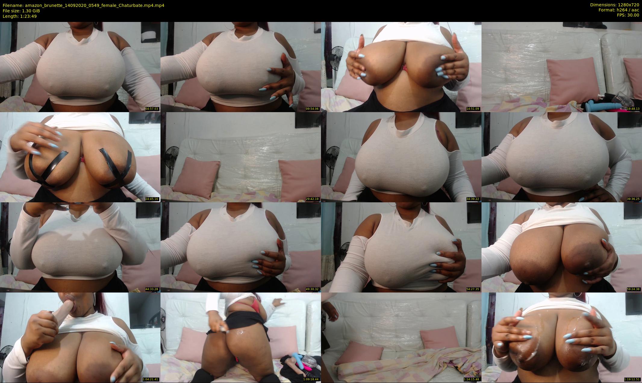 amazon_brunette — 84 minute Chaturbate female cam show recording, 720p, Sep 14, 2020