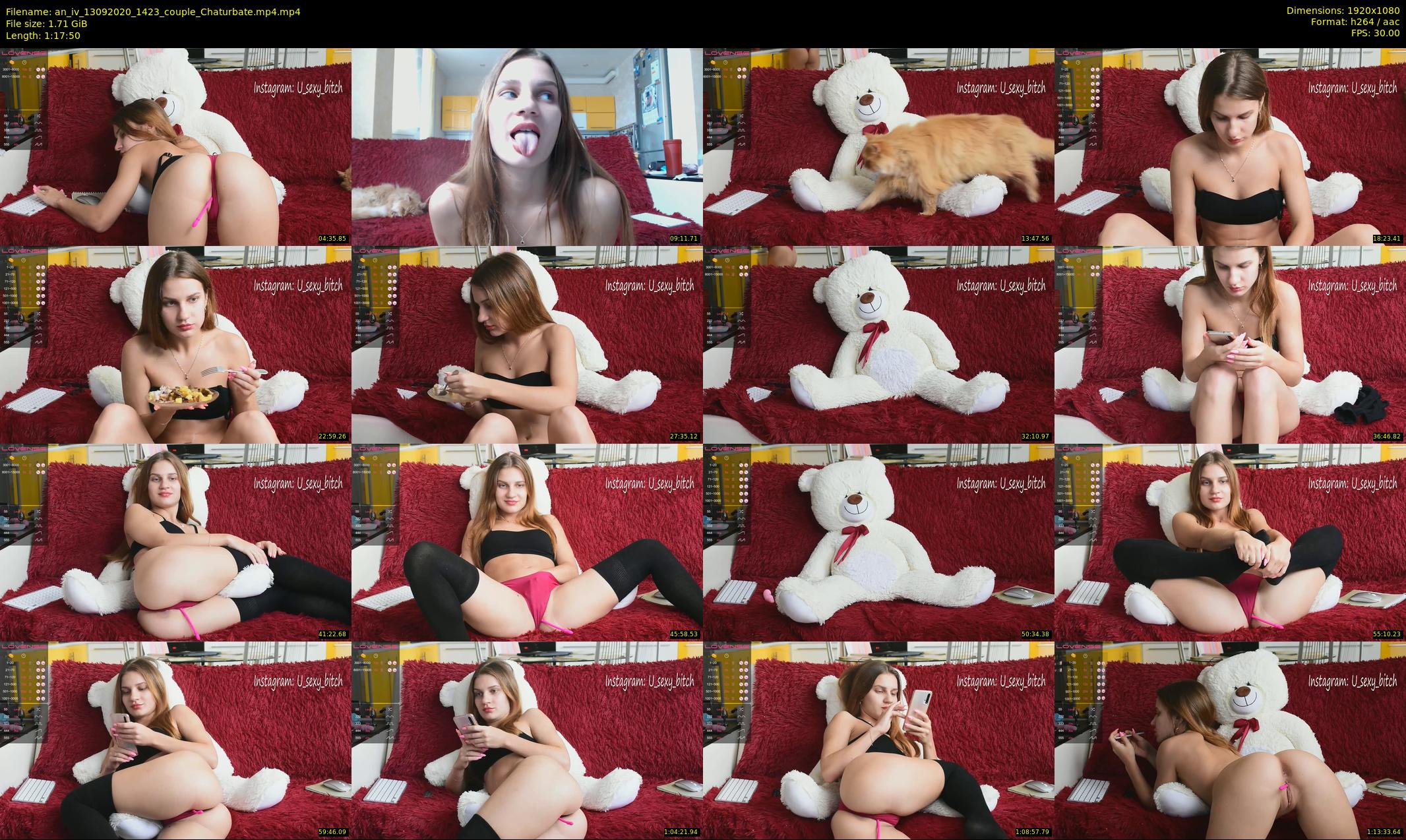 an_iv — 78 minute Chaturbate female cam show recording, 1080p, Sep 13, 2020