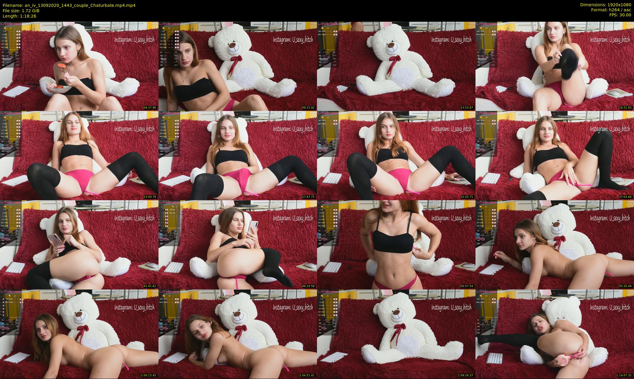 an_iv — 79 minute Chaturbate female cam show recording, 1080p, Sep 13, 2020