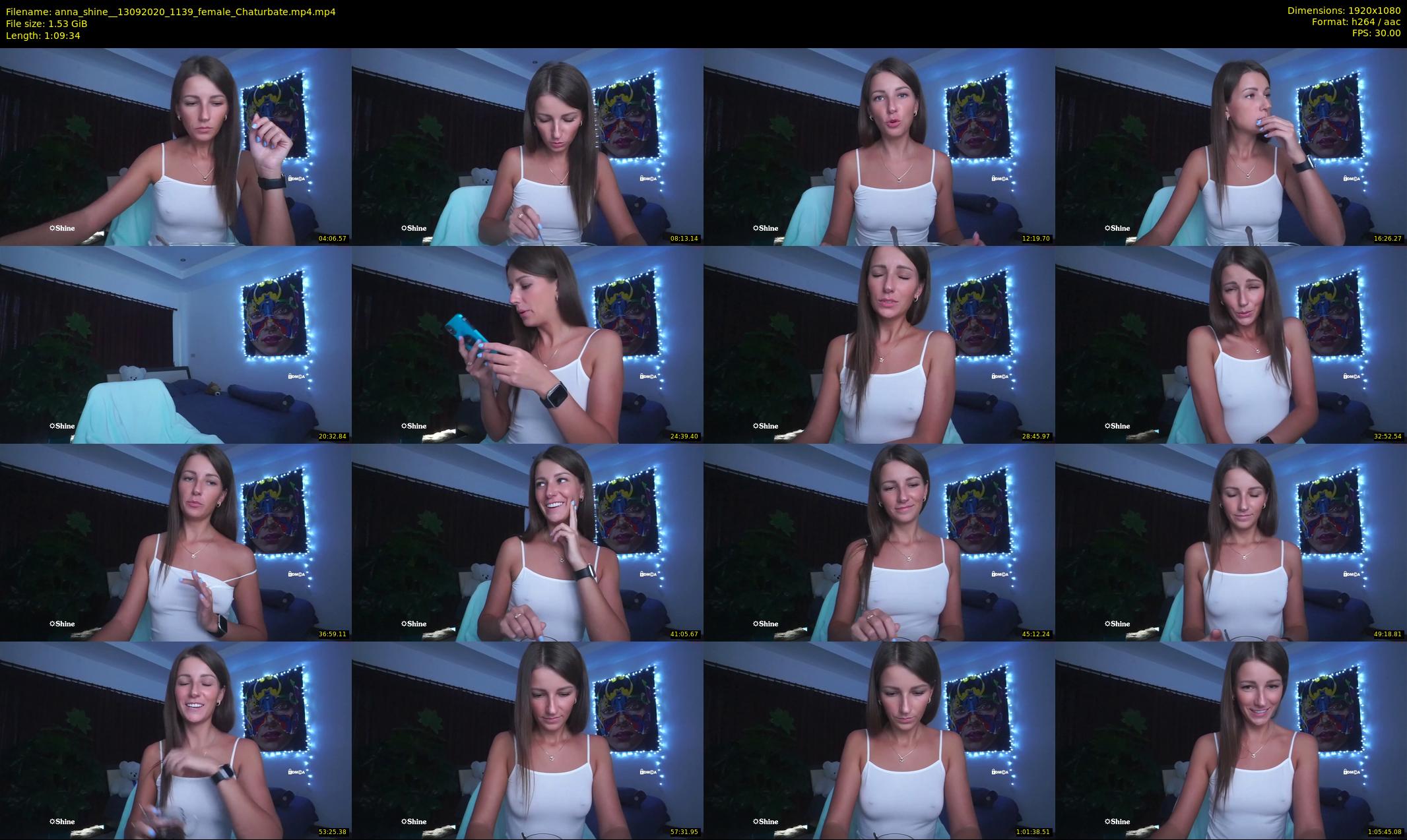 anna_shine_ — 70 minute Chaturbate female cam show recording, 1080p, Sep 13, 2020