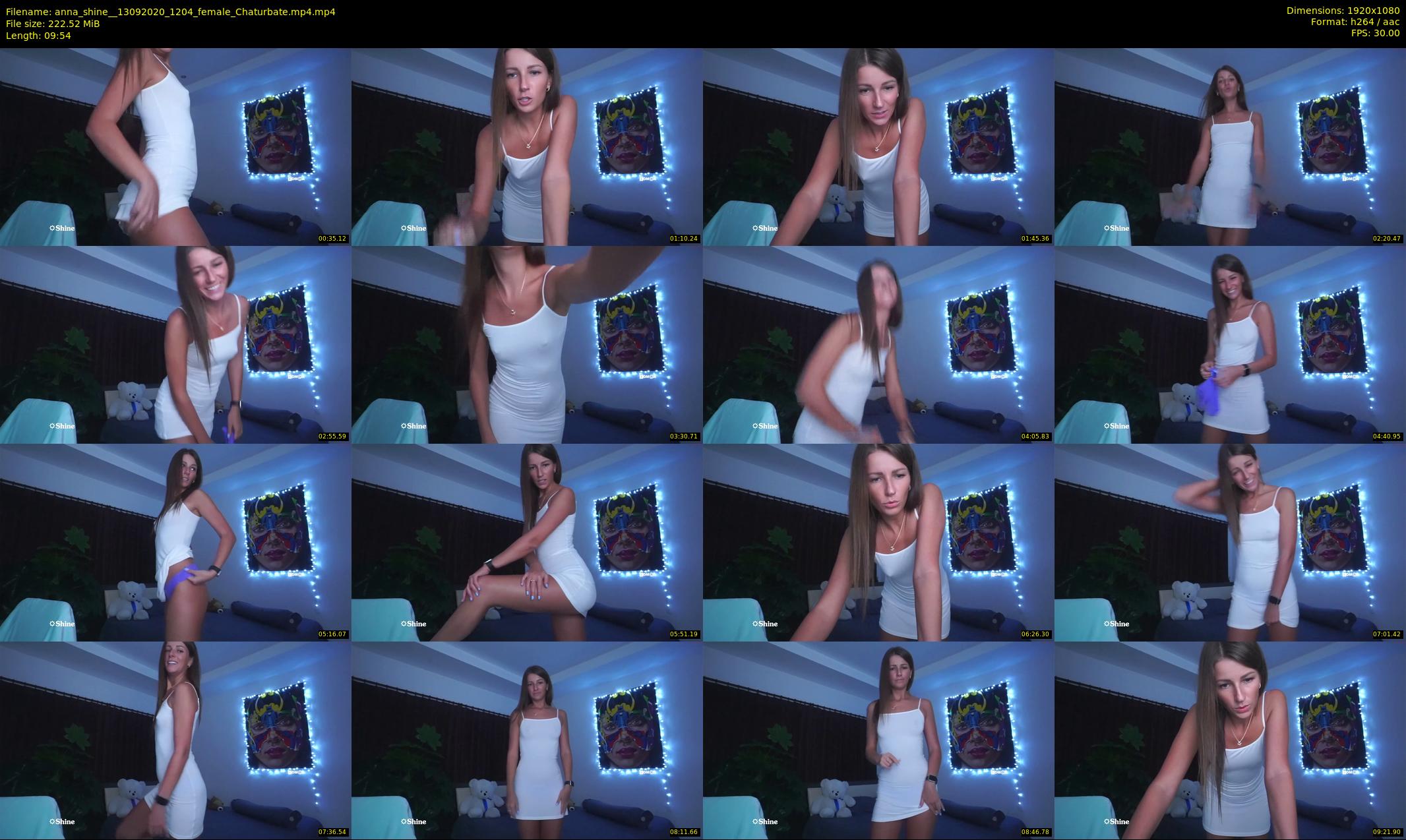 anna_shine_ — 10 minute Chaturbate female cam show recording, 1080p, Sep 13, 2020