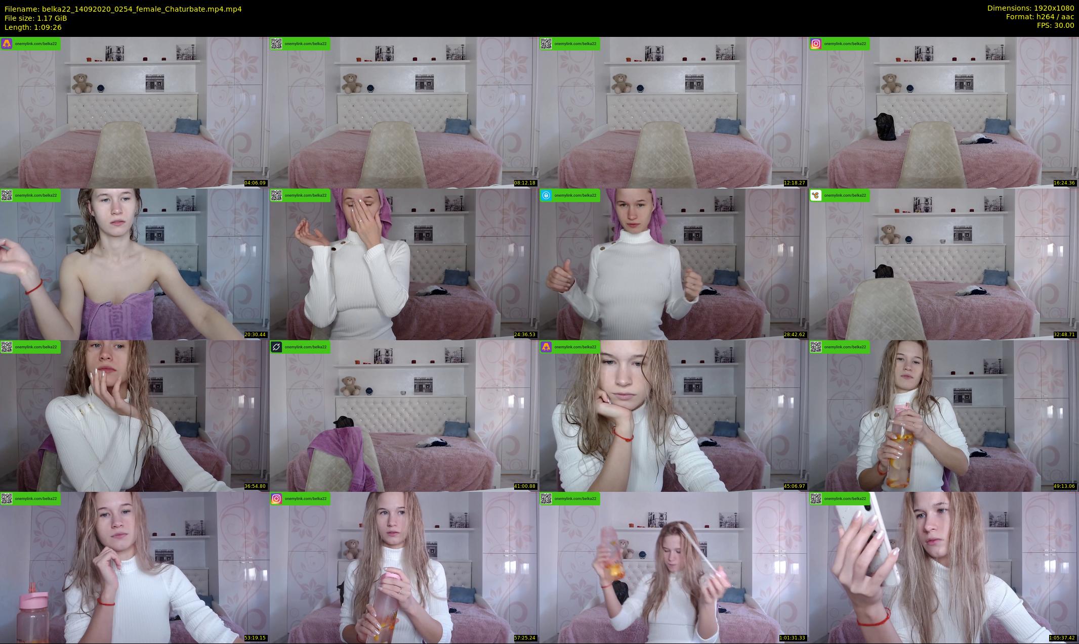 belka22 — 70 minute Chaturbate female cam show recording, 1080p, Sep 14, 2020