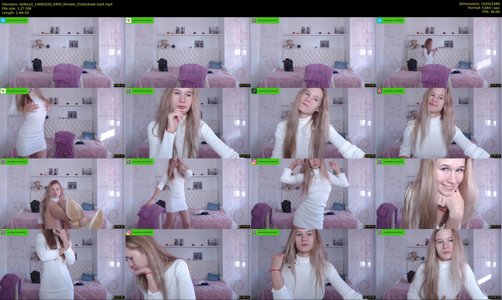 belka22 — 70 minute Chaturbate female cam show recording, 1080p, Sep 14, 2020