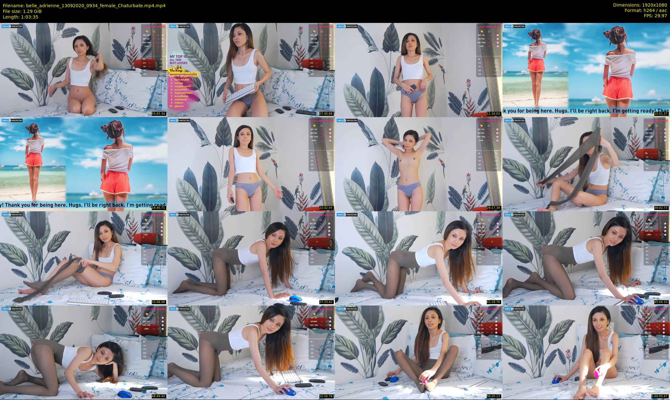 belle_adrienne — 64 minute Chaturbate couple cam show recording, 1080p, Sep 13, 2020