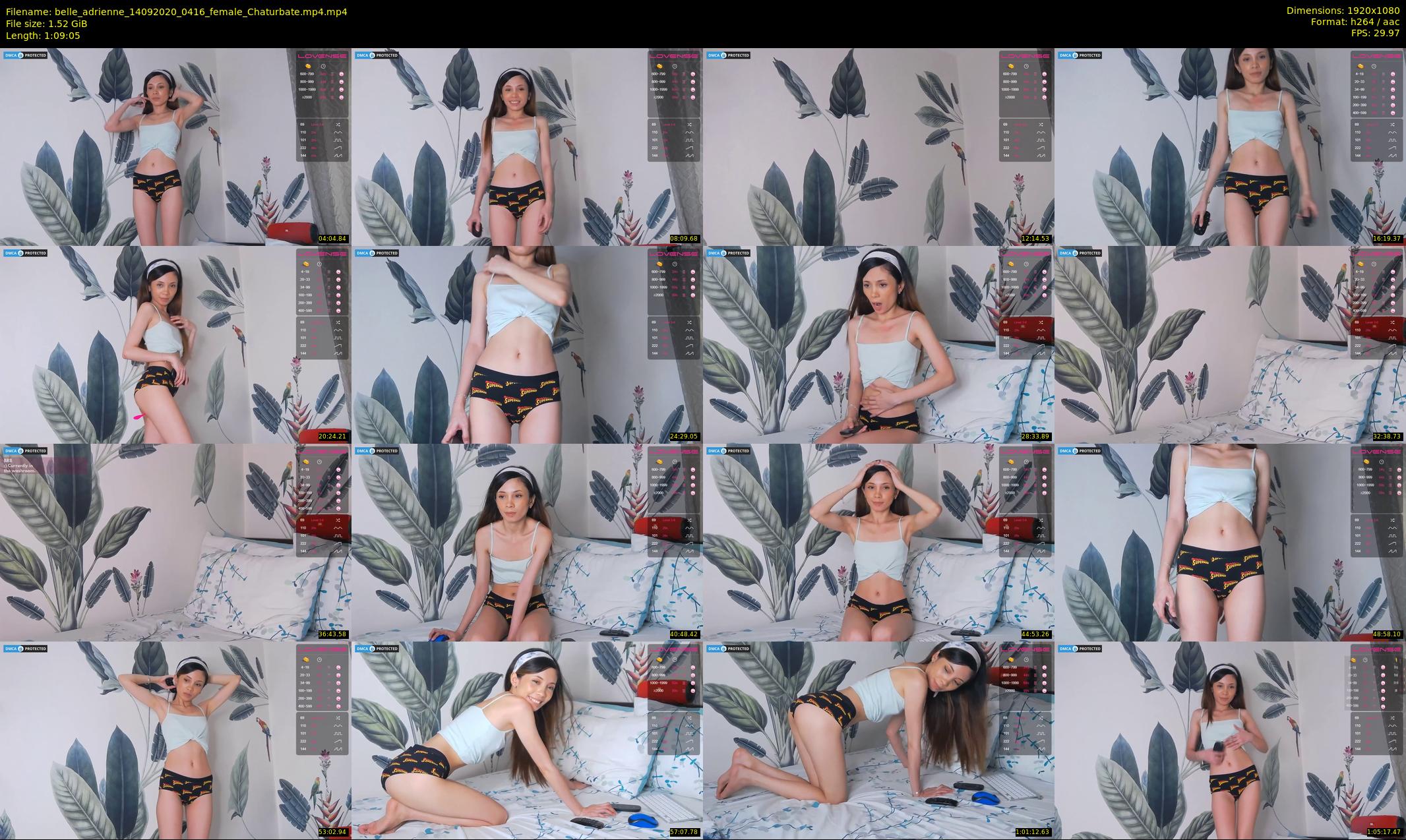 belle_adrienne — 70 minute Chaturbate couple cam show recording, 1080p, Sep 14, 2020