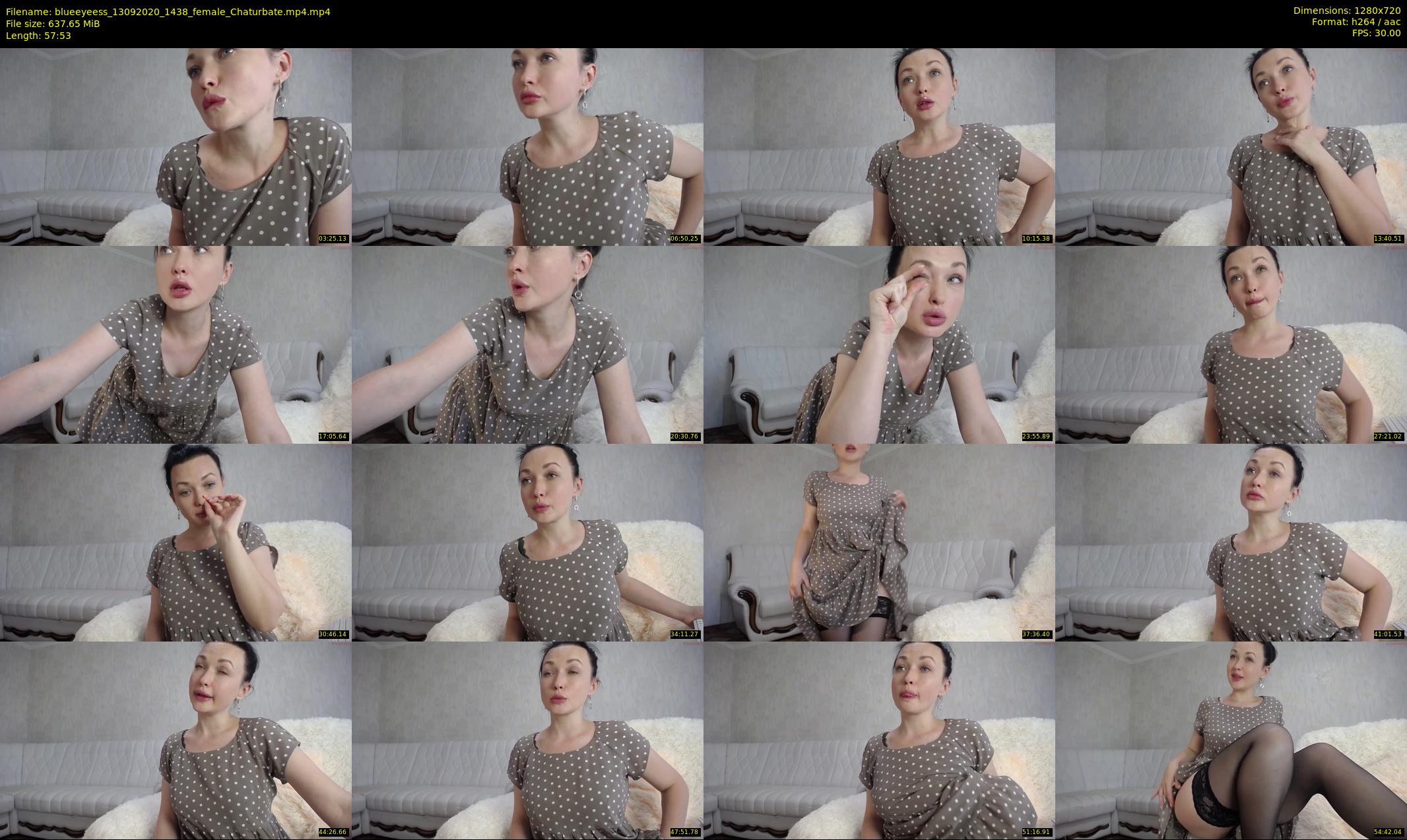 blueeyeess — 58 minute Chaturbate female cam show recording, 720p, Sep 13, 2020