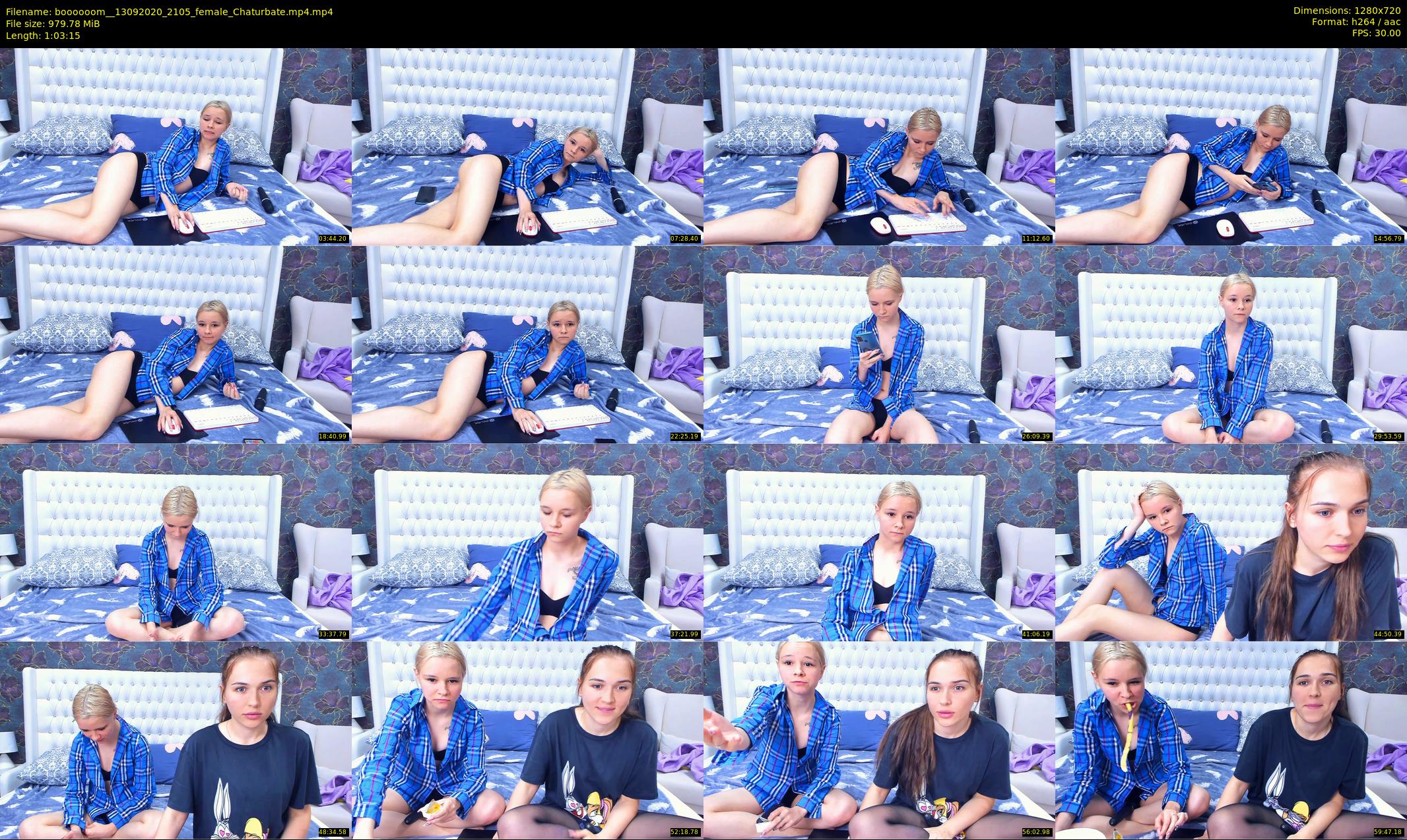 boooooom_ — 64 minute Chaturbate female cam show recording, 720p, Sep 13, 2020