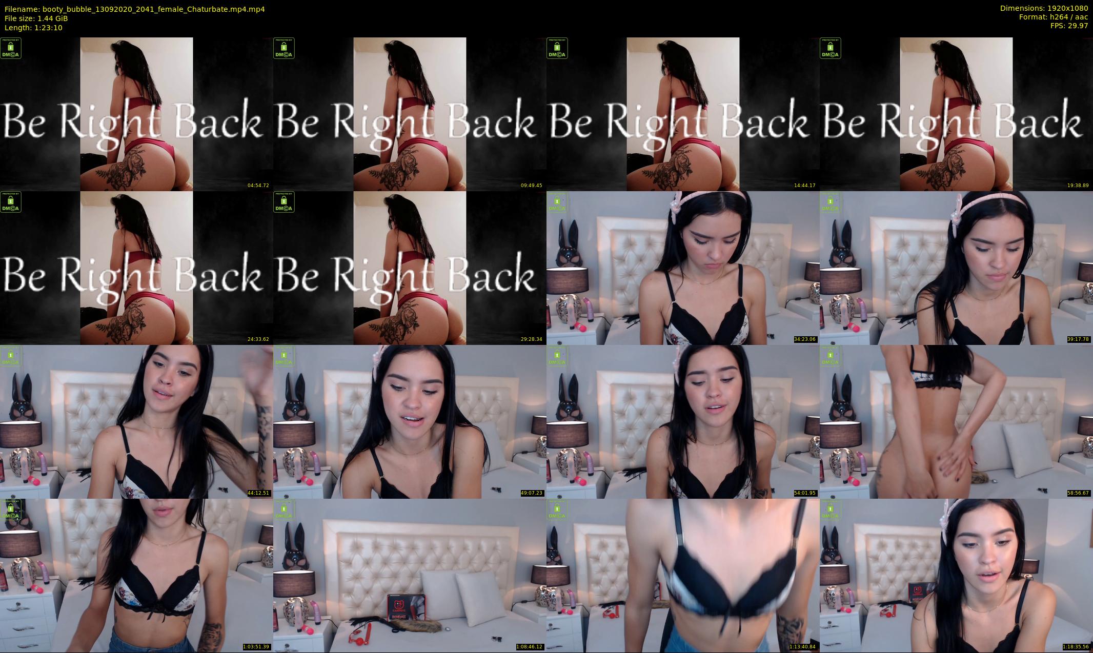 booty_bubble — 84 minute Chaturbate female cam show recording, 1080p, Sep 13, 2020