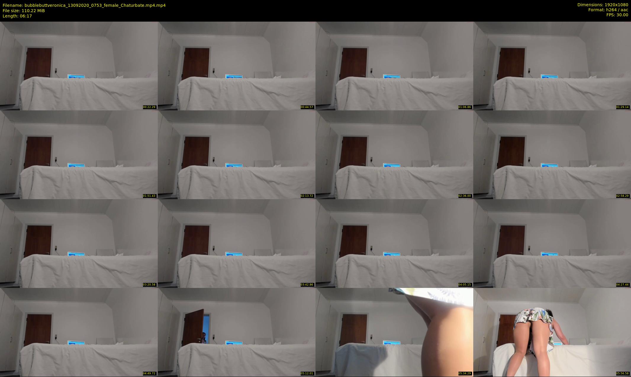 bubblebuttveronica — 7 minute Chaturbate female cam show recording, 1080p, Sep 13, 2020