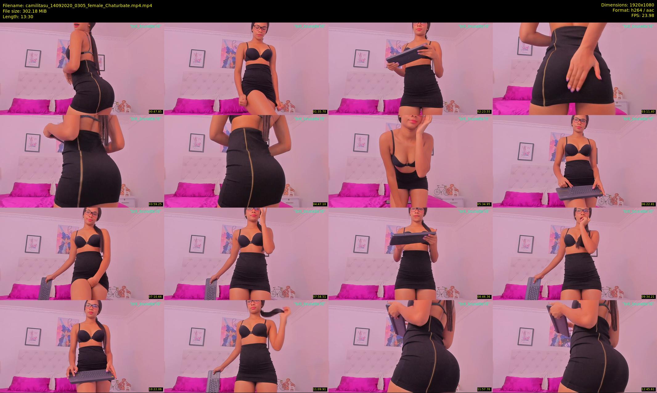 camilitasu — 14 minute Chaturbate female cam show recording, 1080p, Sep 14, 2020