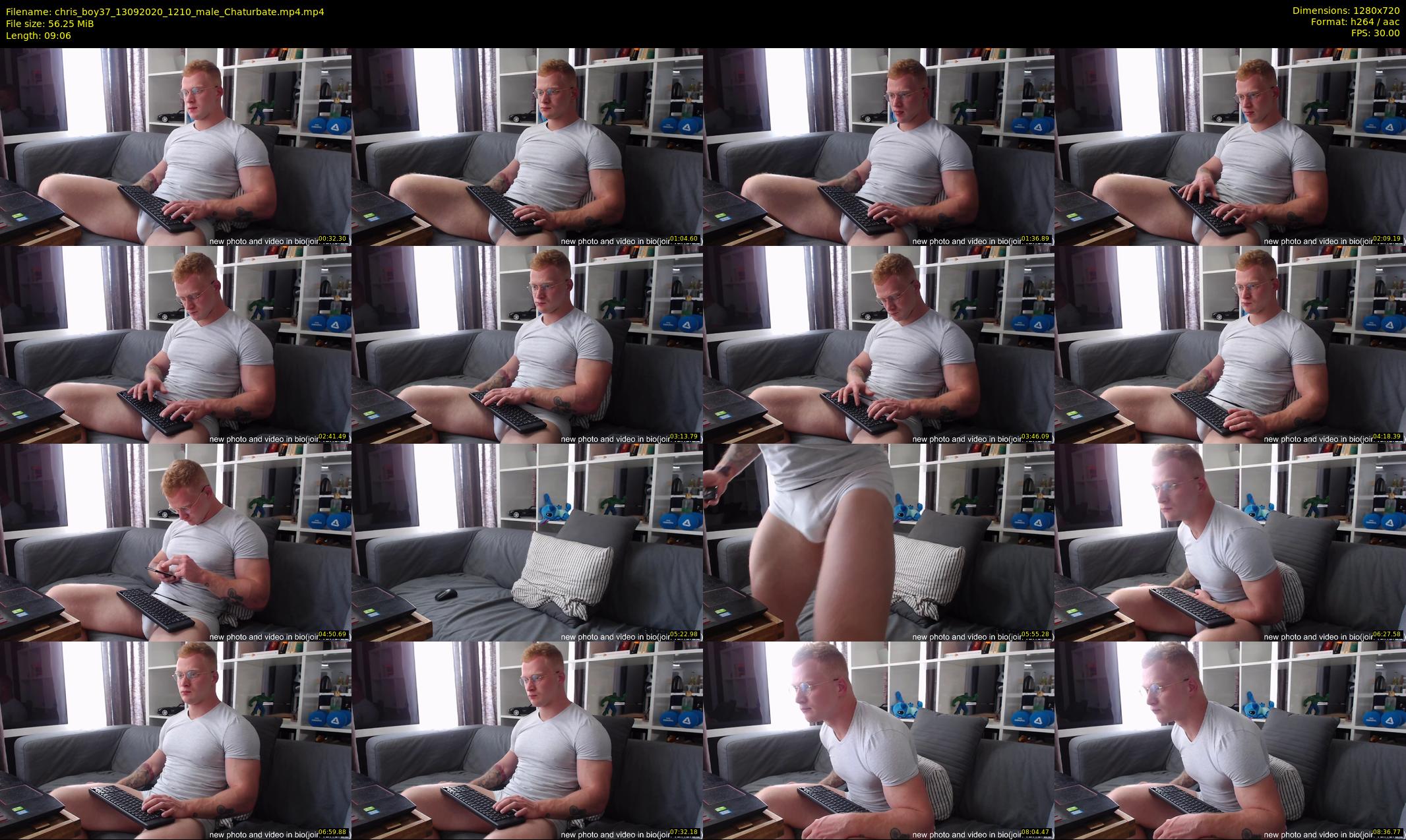 chris_boy37 — 10 minute Chaturbate male cam show recording, 720p, Sep 13, 2020